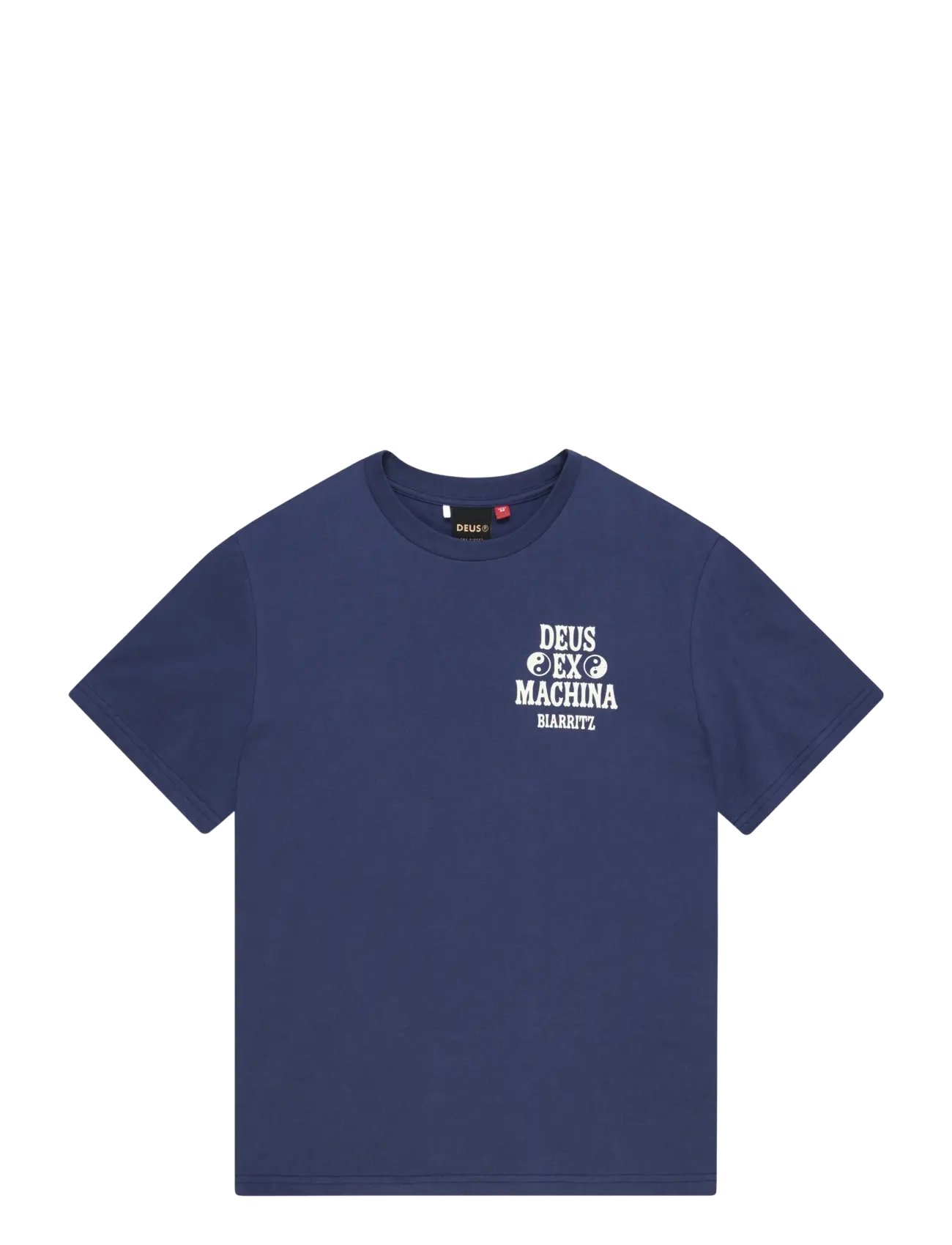 Deus Ex Machina - Biarritz Ceramic Tee - kurzärmelige t-shirts - mechanic blue - 1