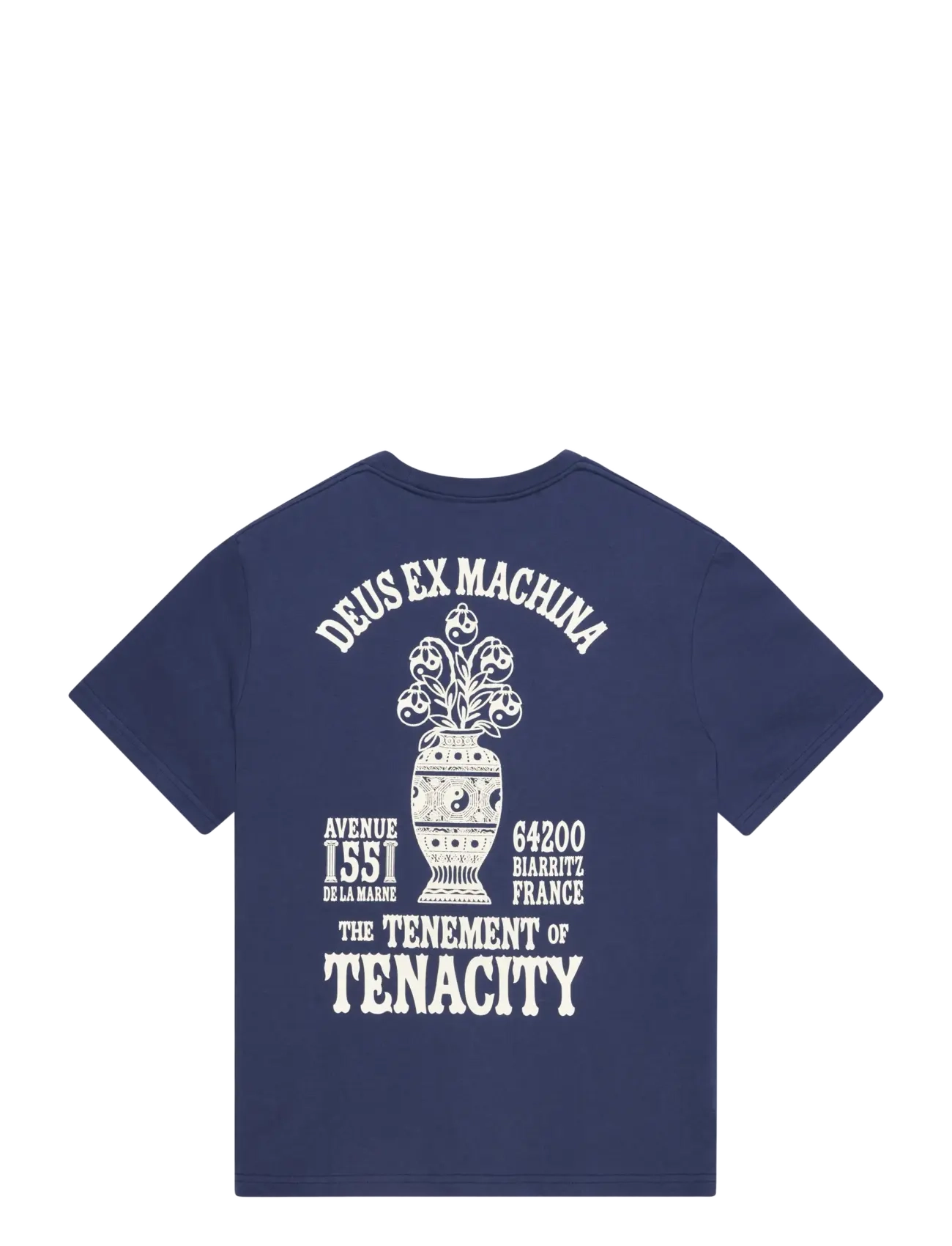 Deus Ex Machina - Biarritz Ceramic Tee - kurzärmelige t-shirts - mechanic blue - 2