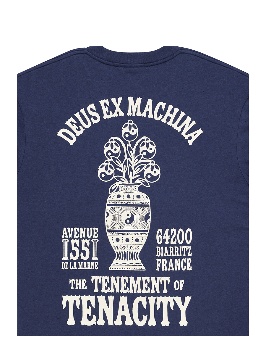 Deus Ex Machina - Biarritz Ceramic Tee - kurzärmelige t-shirts - mechanic blue - 3