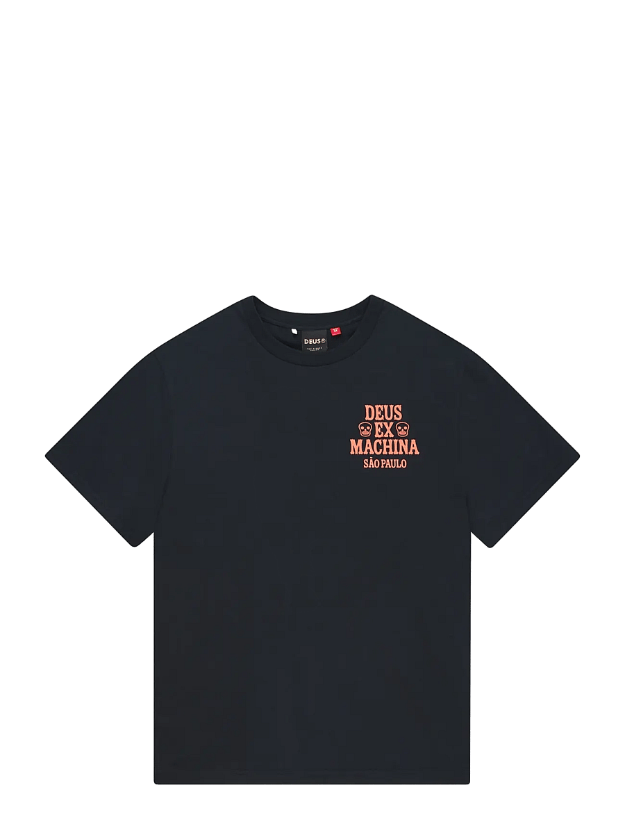 Deus Ex Machina - Sao Paulo Ceramic Tee - kurzärmelige t-shirts - black - 1