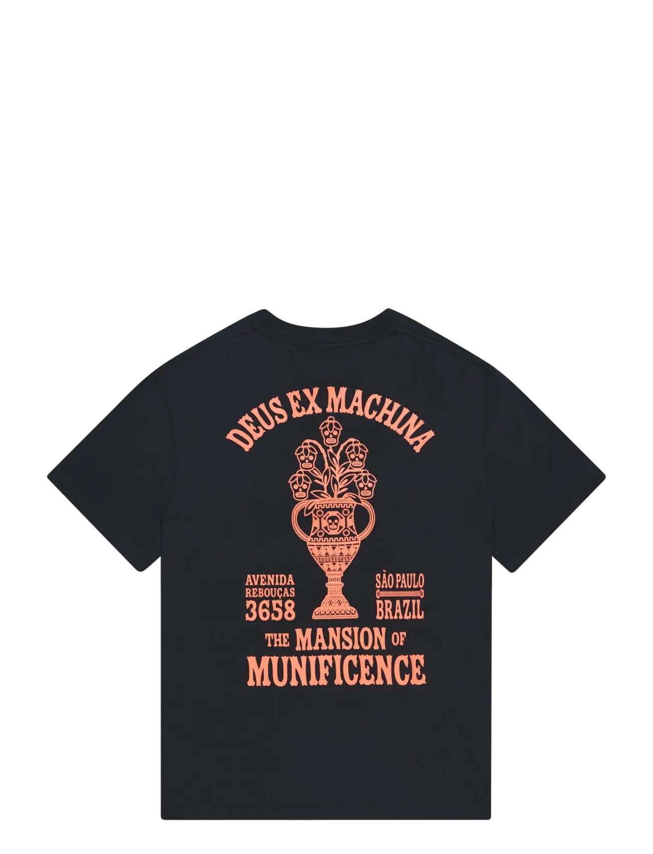 Deus Ex Machina - Sao Paulo Ceramic Tee - kurzärmelige t-shirts - black - 2