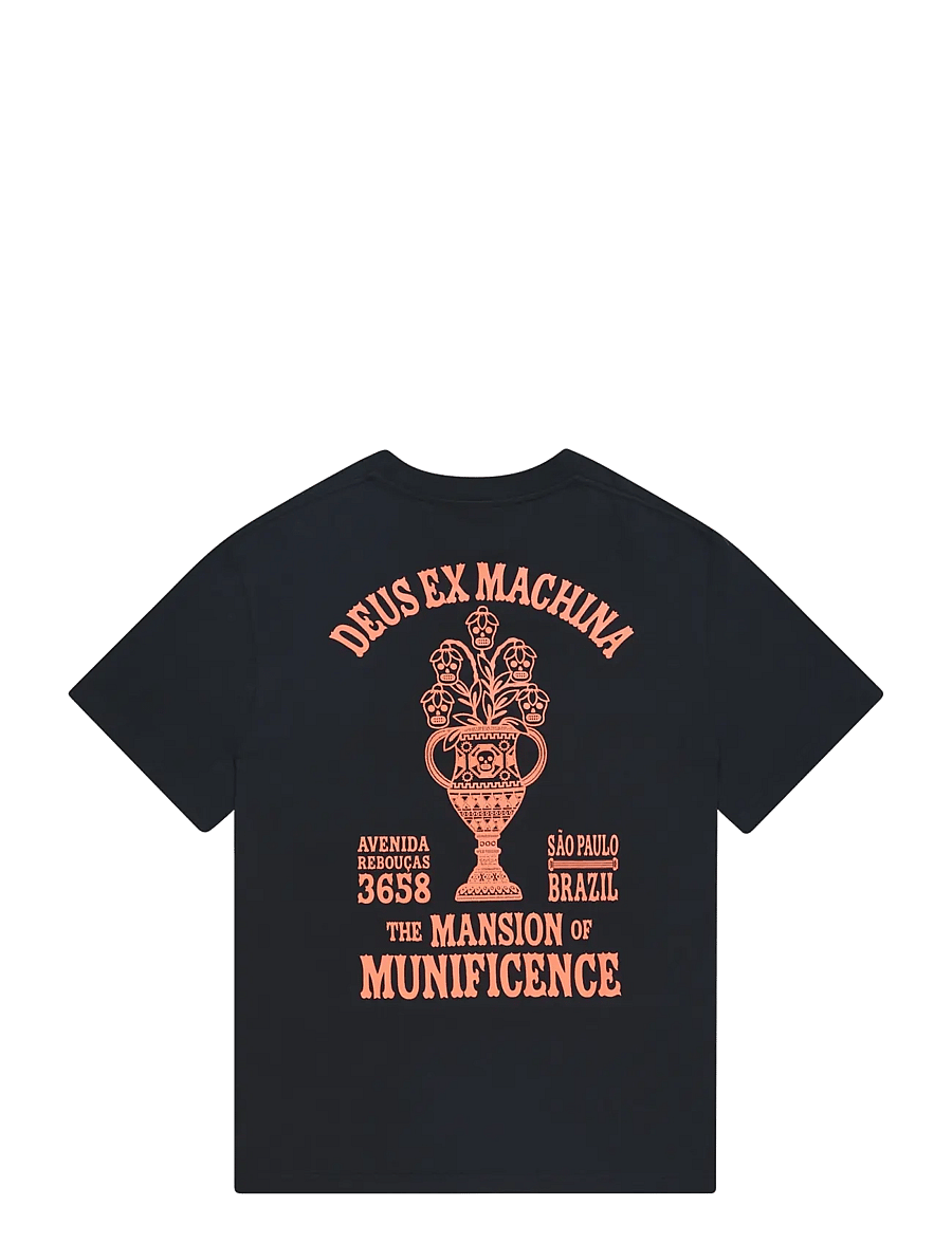 Deus Ex Machina - Sao Paulo Ceramic Tee - kurzärmelige t-shirts - black - 2