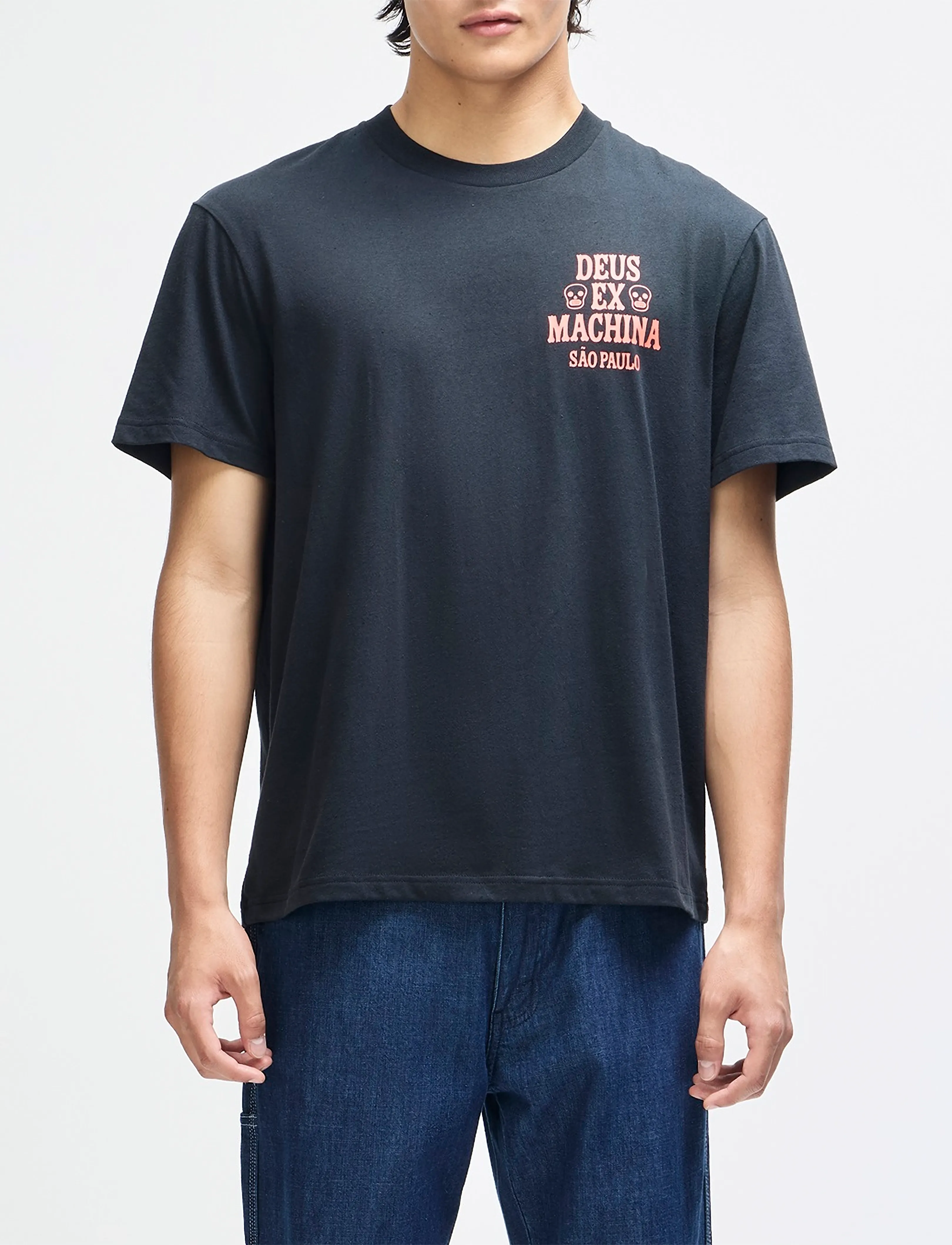 Deus Ex Machina Sao Paulo Ceramic Tee - T-Shirts - BLACK / black