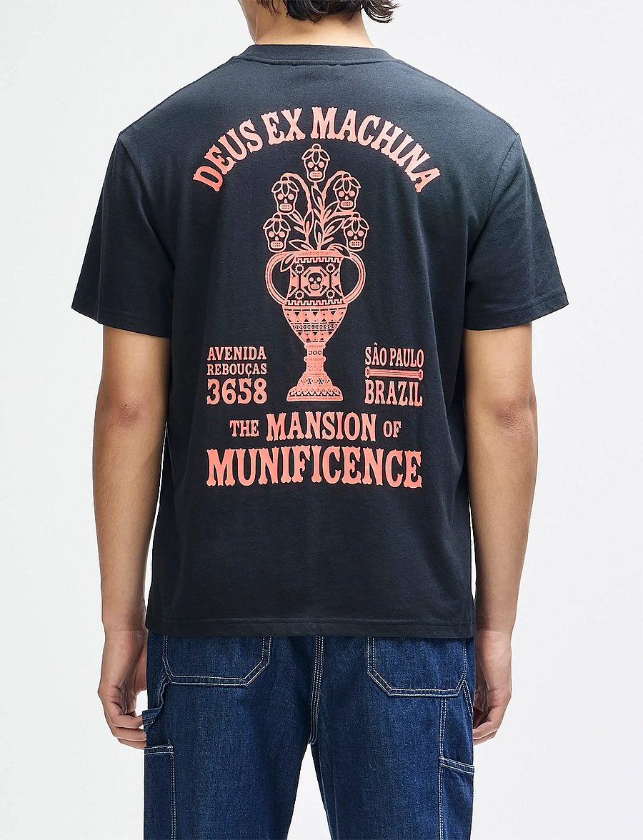 Deus Ex Machina - Sao Paulo Ceramic Tee - kurzärmelige t-shirts - black - 5