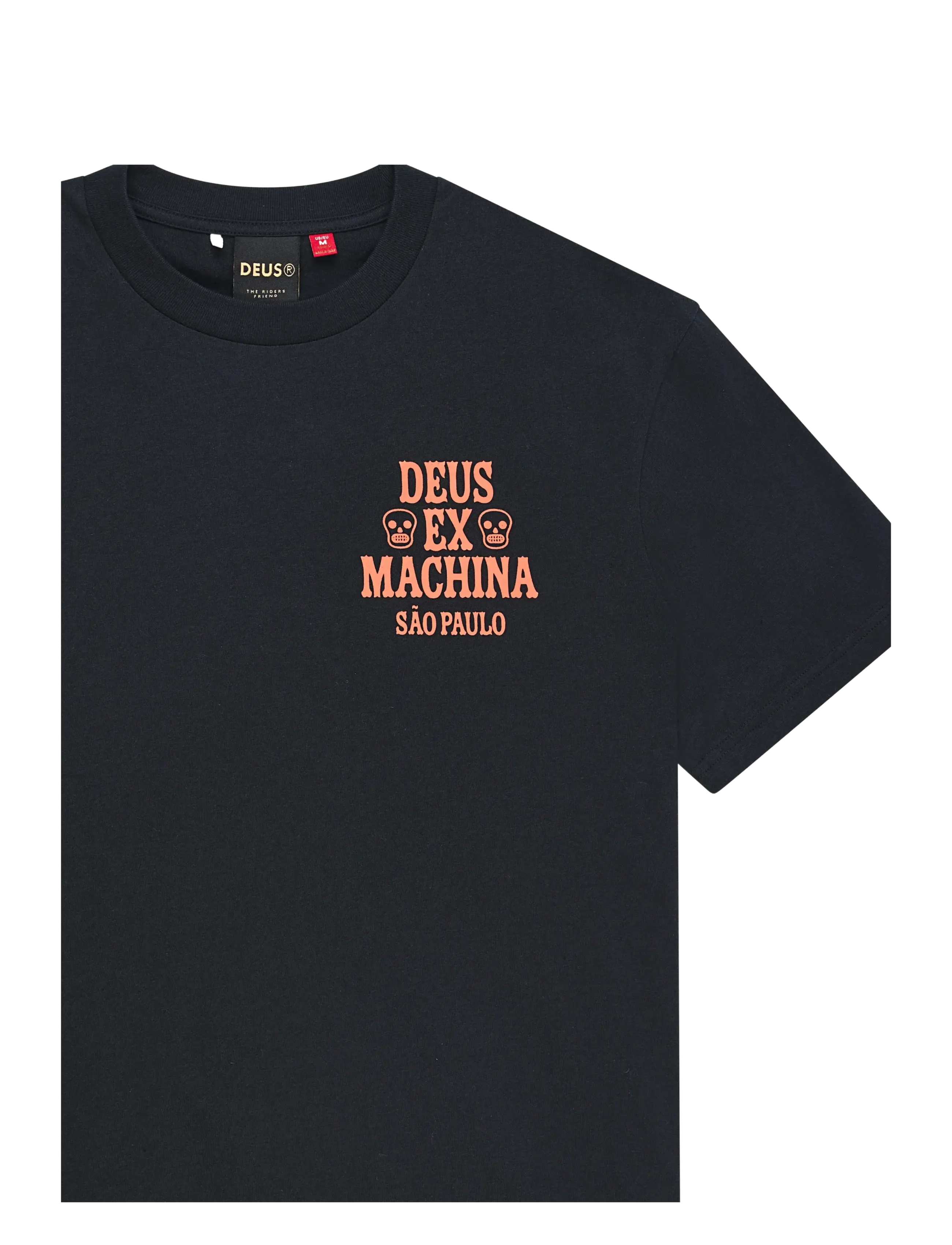Deus Ex Machina - Sao Paulo Ceramic Tee - kurzärmelige t-shirts - black - 3