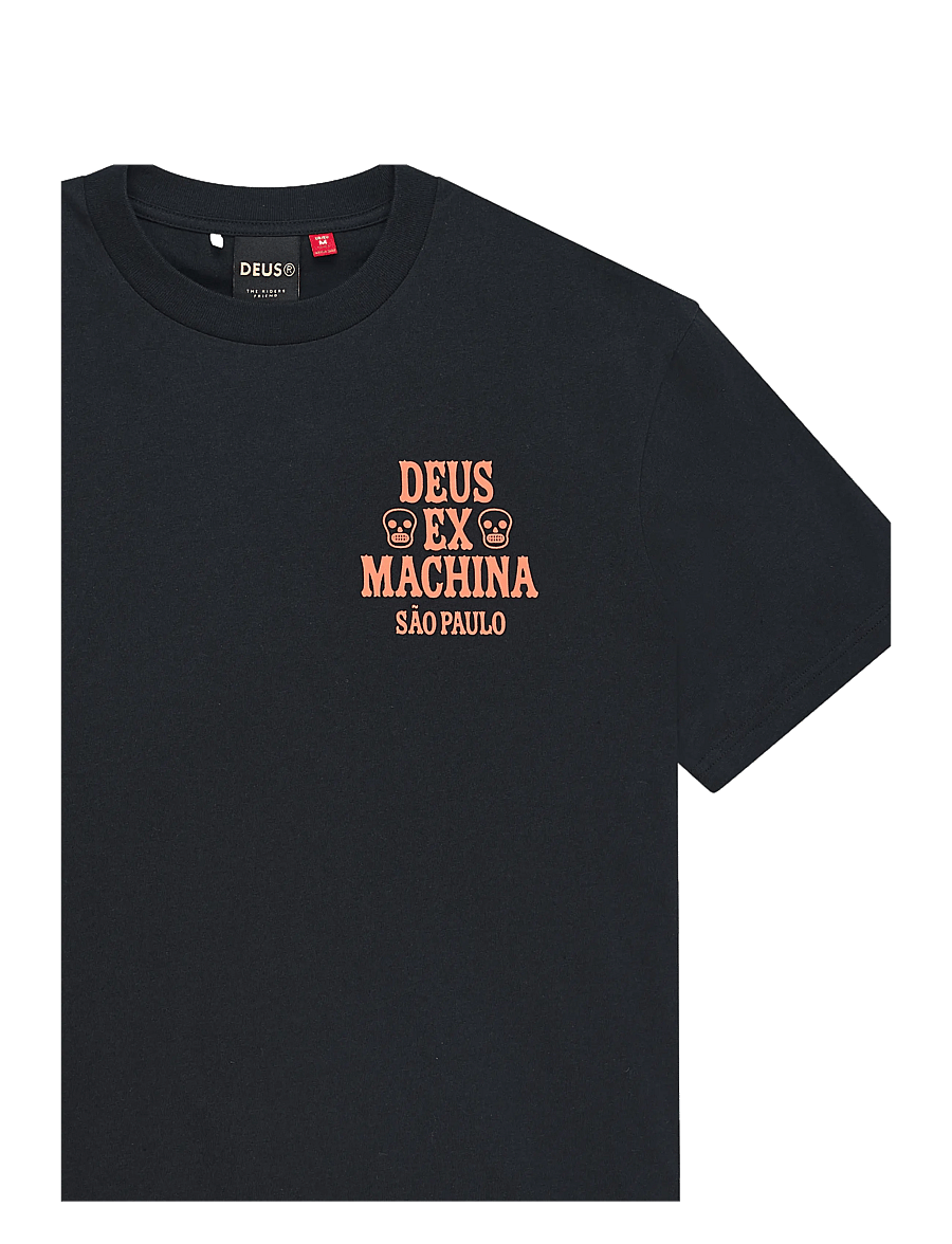 Deus Ex Machina - Sao Paulo Ceramic Tee - kurzärmelige t-shirts - black - 3