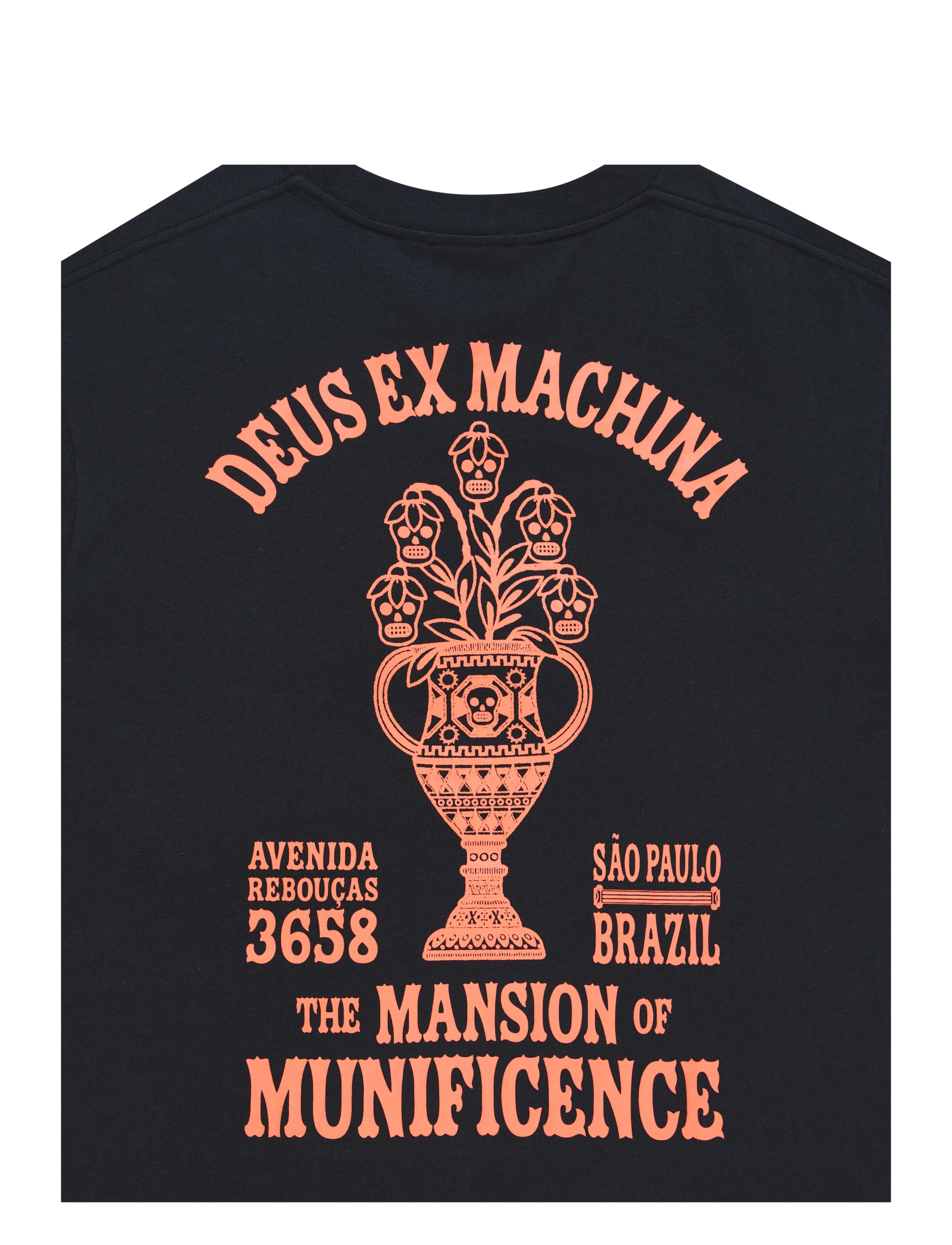 Deus Ex Machina - Sao Paulo Ceramic Tee - kurzärmelige t-shirts - black - 4