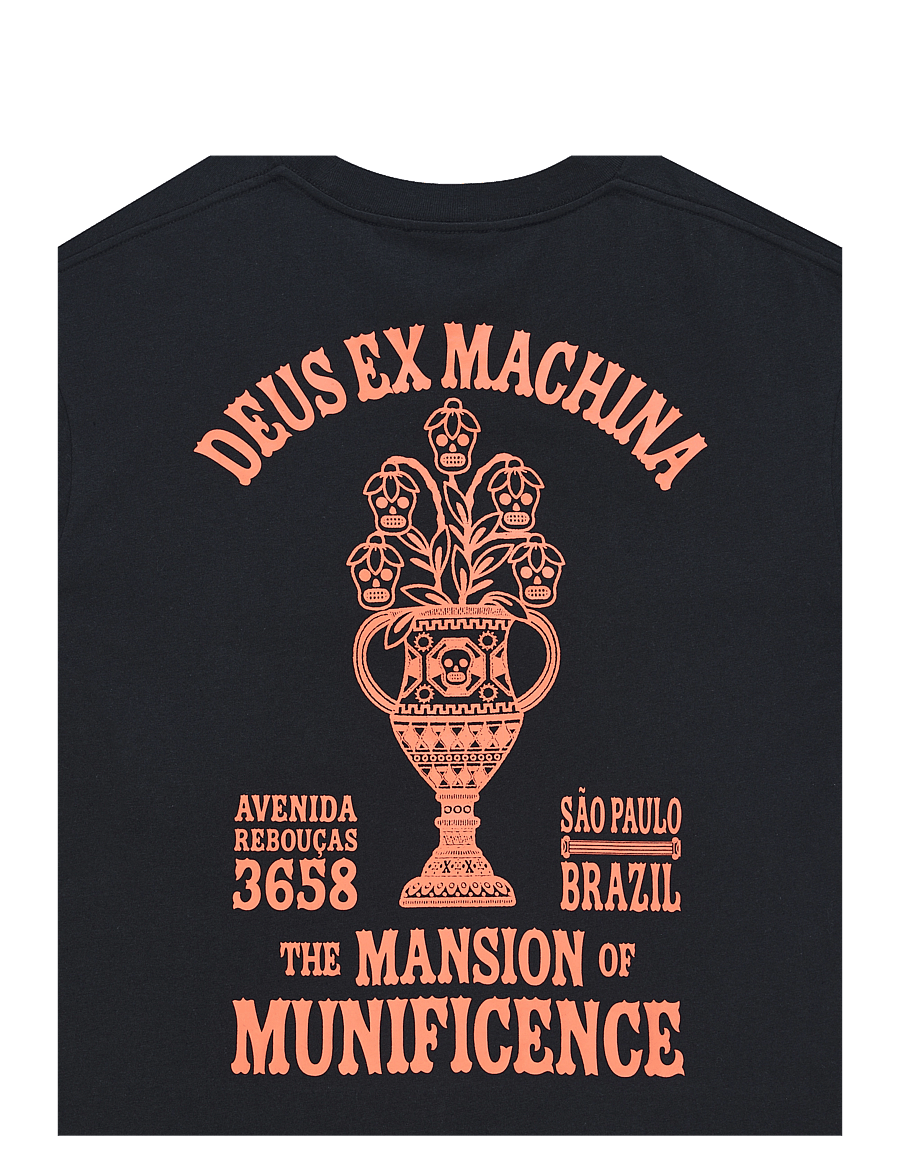 Deus Ex Machina - Sao Paulo Ceramic Tee - kurzärmelige t-shirts - black - 4