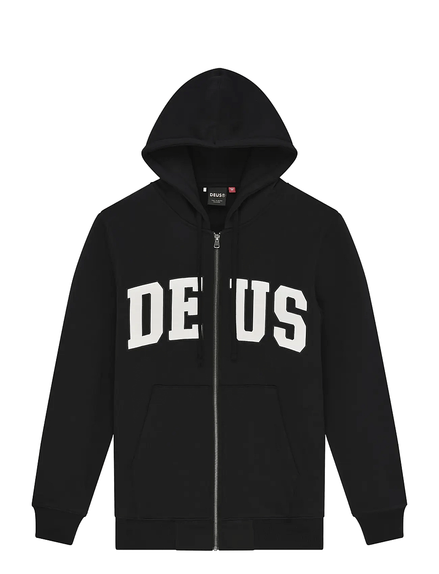 Deus Ex Machina - Victory Lap Zip Hoodie - hoodies - black - 1