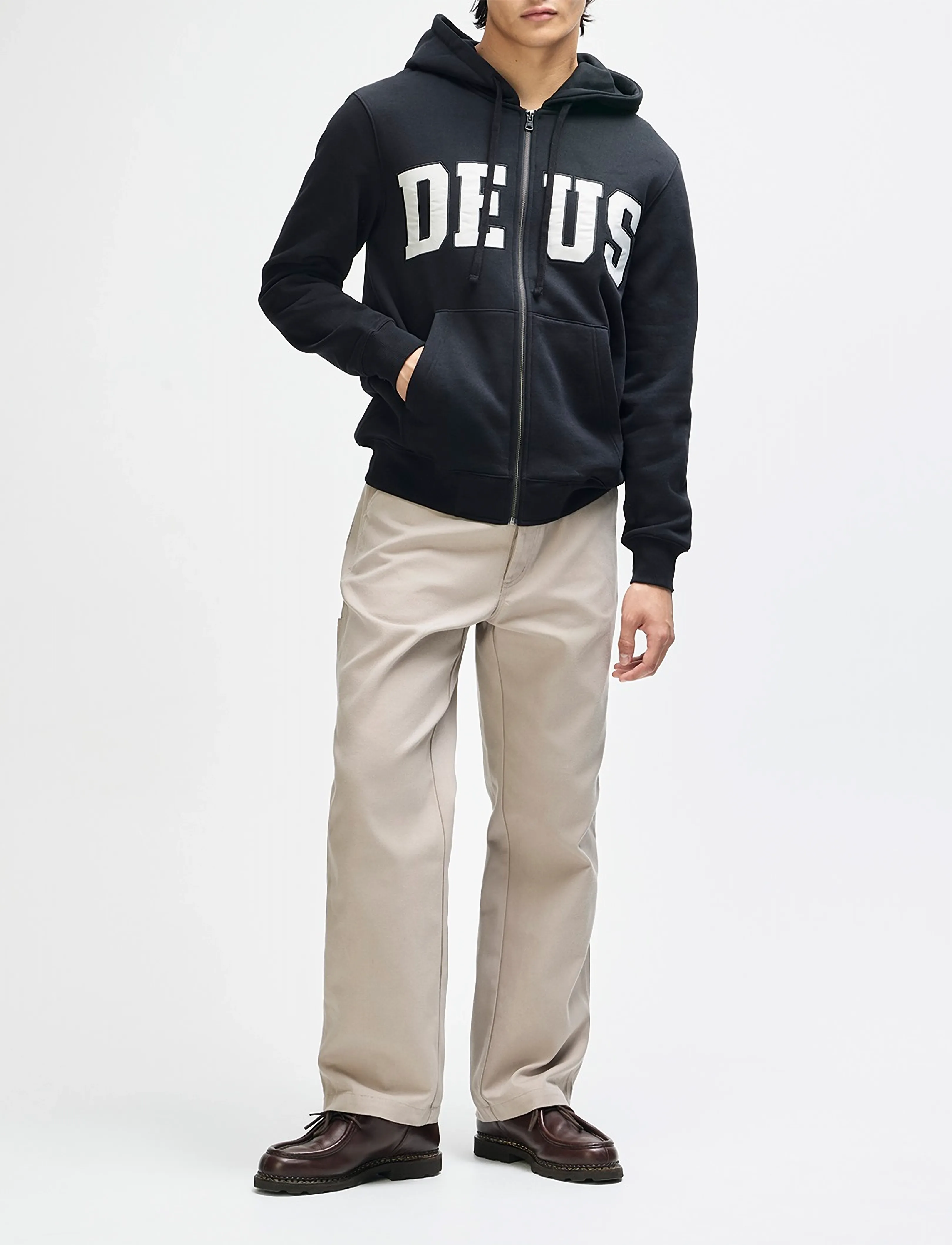 Deus Ex Machina - Victory Lap Zip Hoodie - hoodies - black - 4