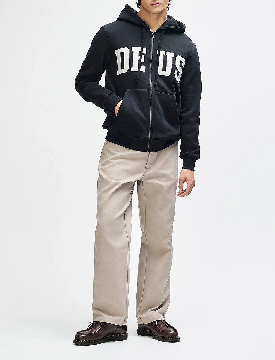 Deus Ex Machina - Victory Lap Zip Hoodie - hoodies - black - 4