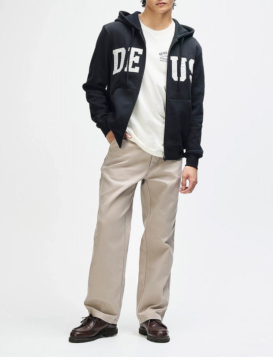 Deus Ex Machina - Victory Lap Zip Hoodie - hoodies - black - 5