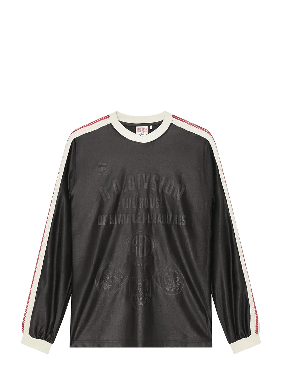 Deus Ex Machina - Kazuko Jersey - langärmelige t-shirts - anthracite grey - 1