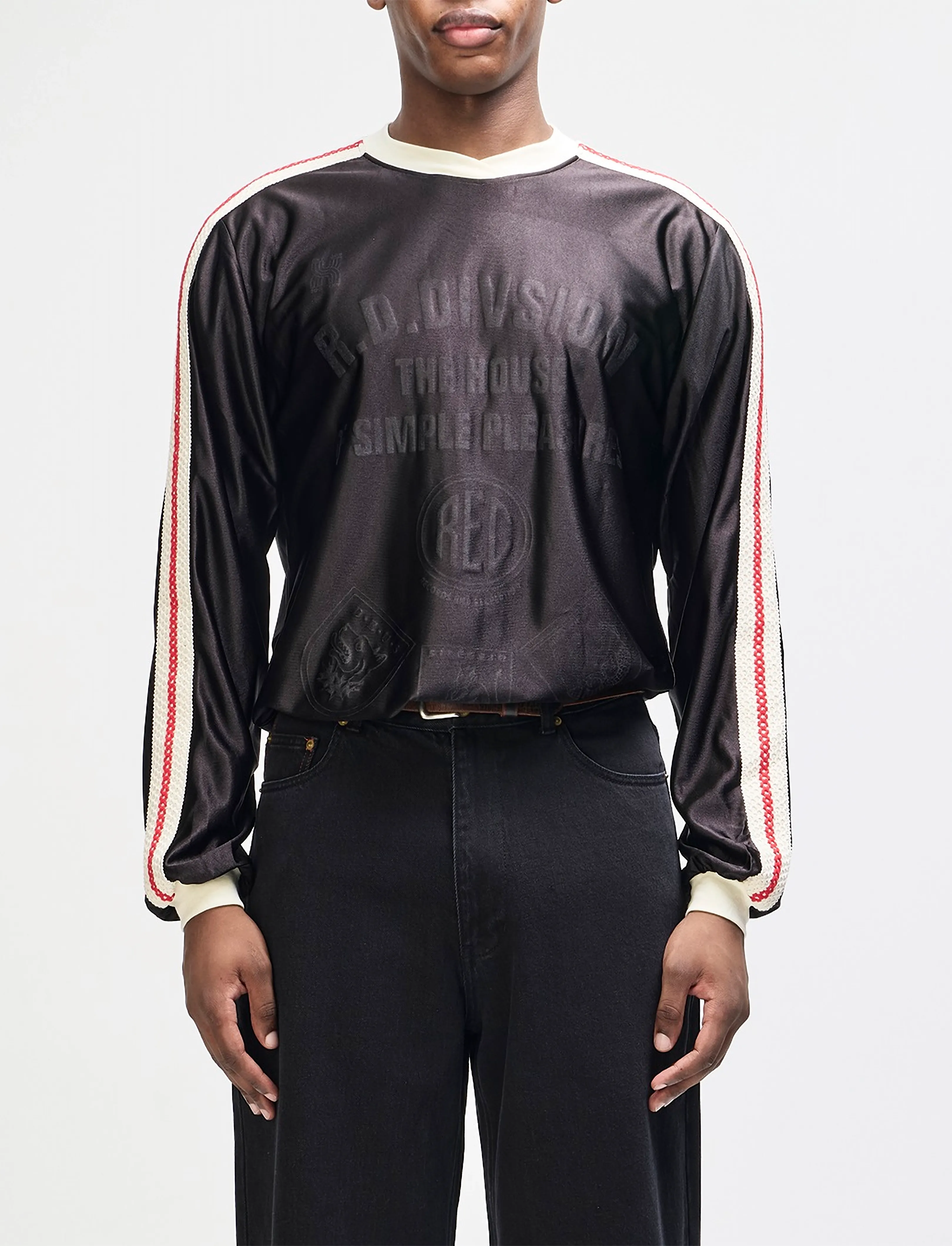 Deus Ex Machina Kazuko Jersey - T-Shirts - ANTHRACITE GREY / grey