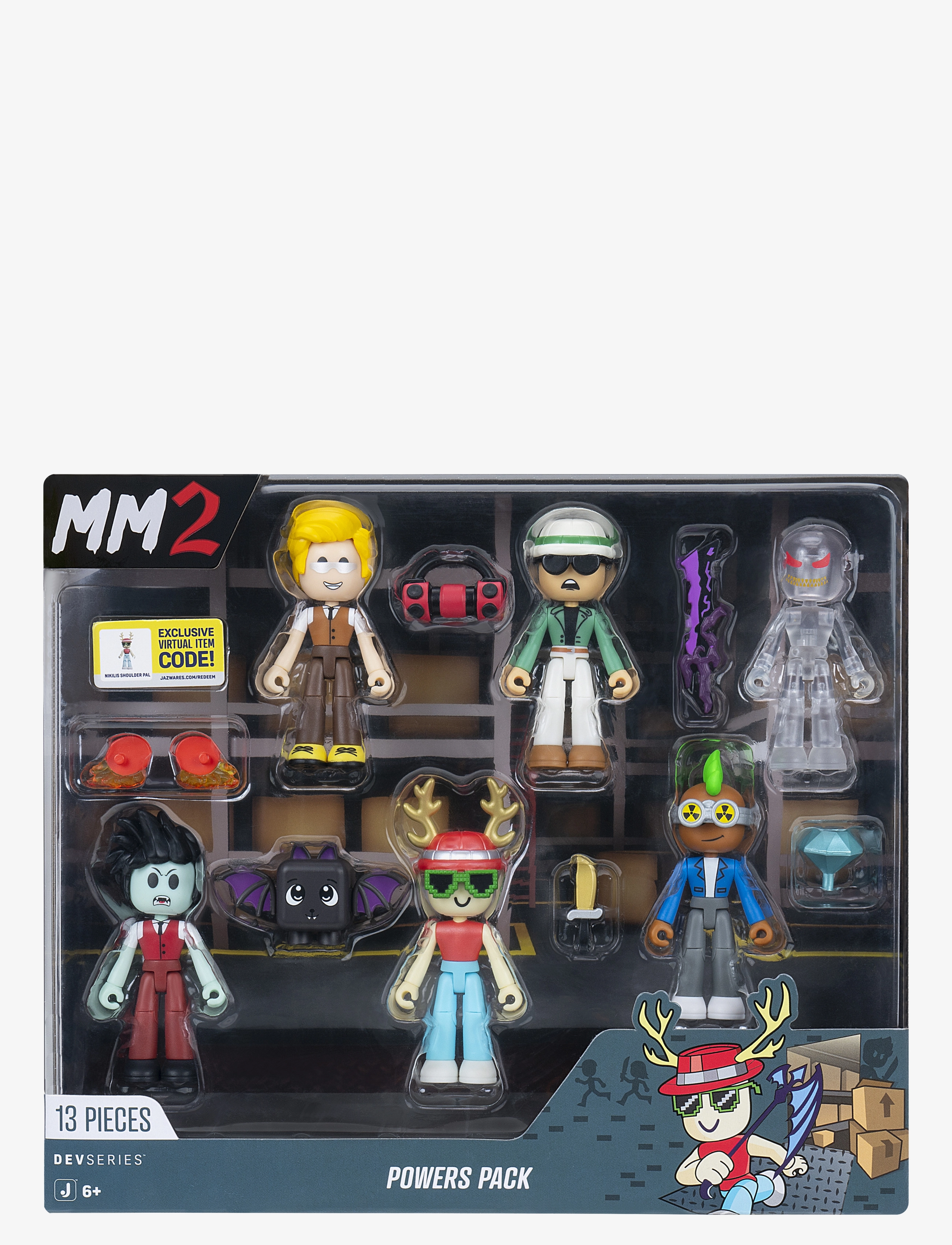 DEV Series Devseries Multipack - Mm2: Powers Pack, One Size, Multi/patterned, Legesæt Og Actionfigurer > Legesæt, Børn