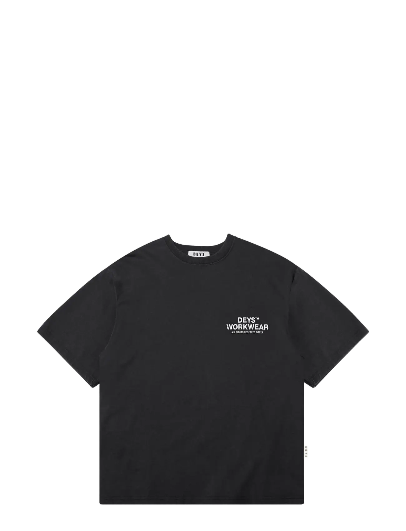 DEYS - Hillside Print T-shirt - lühikeste varrukatega t-särgid - washed black - 1