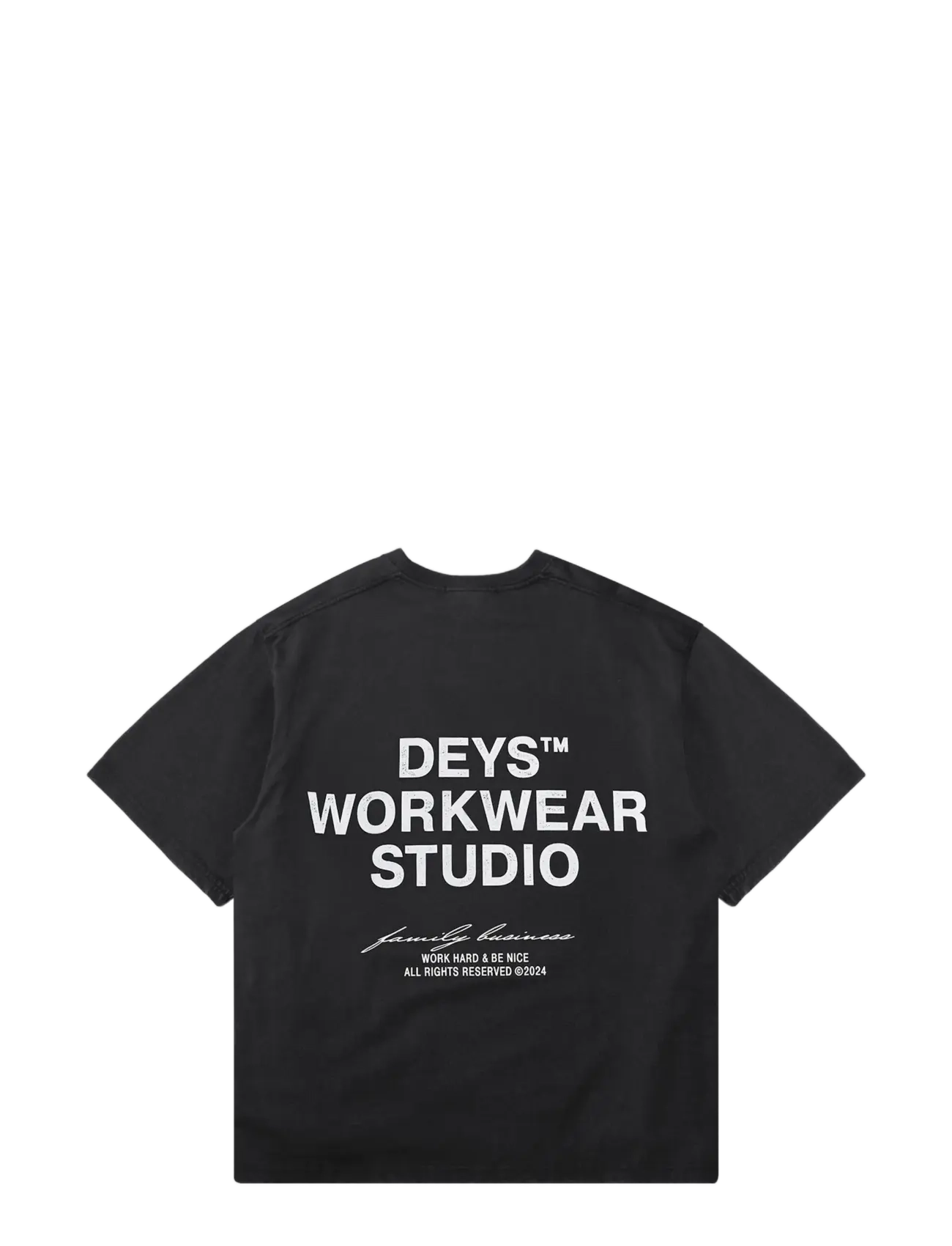 DEYS - Hillside Print T-shirt - lühikeste varrukatega t-särgid - washed black - 2