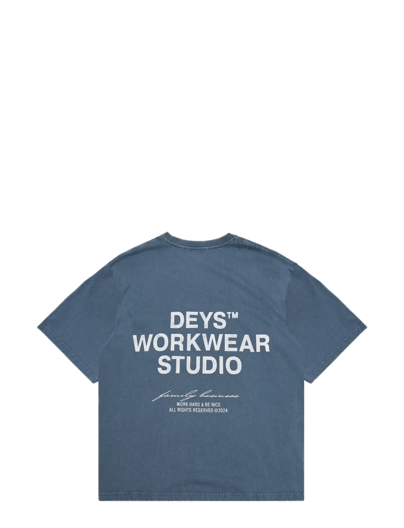 DEYS - Hillside Print T-shirt - lühikeste varrukatega t-särgid - washed blue - 2