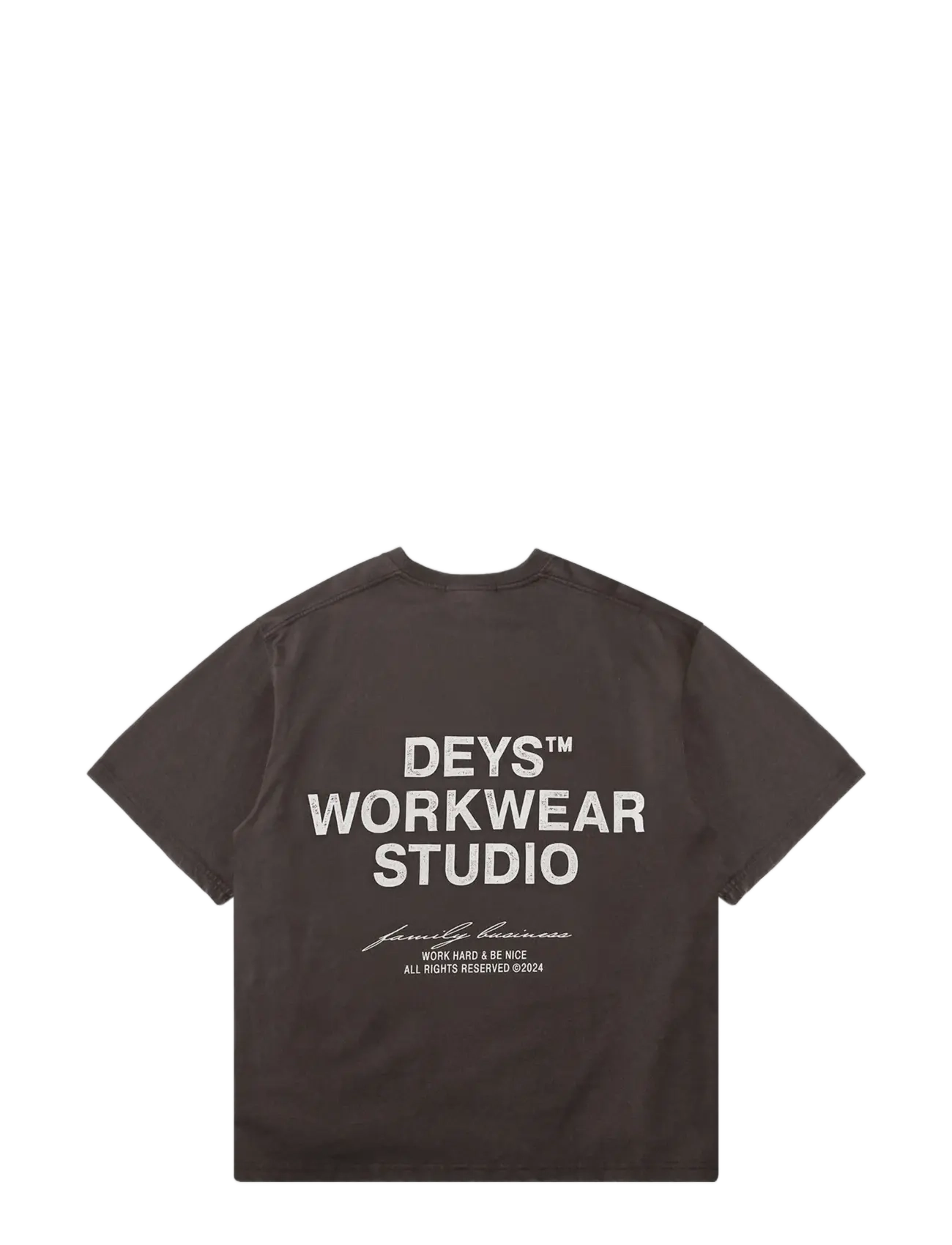 DEYS - Hillside Print T-shirt - lühikeste varrukatega t-särgid - washed brown - 2