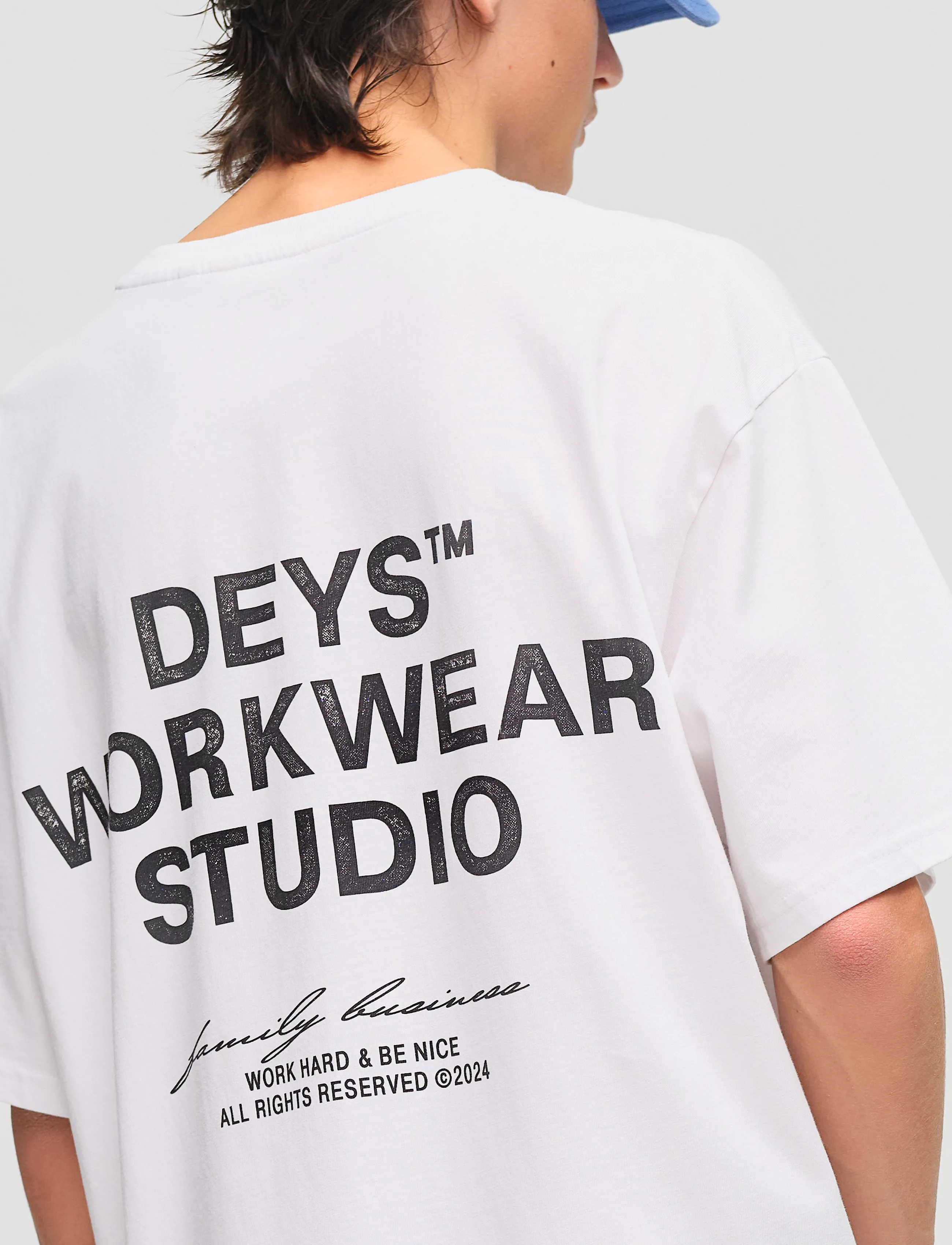 DEYS - Hillside Print T-shirt - lühikeste varrukatega t-särgid - white - 4