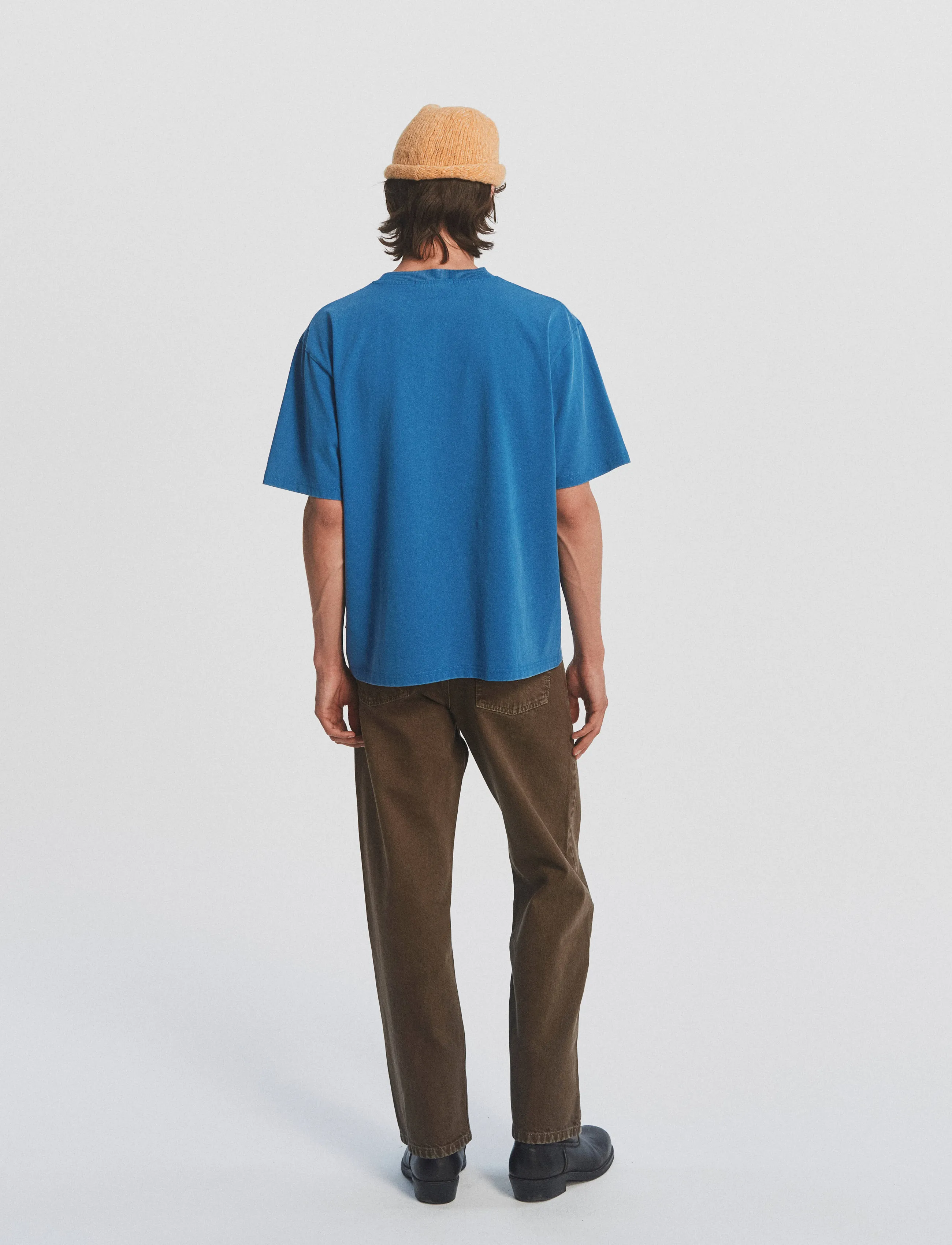 DEYS - Lawndale Print T-shirt - lühikeste varrukatega t-särgid - washed blue - 3