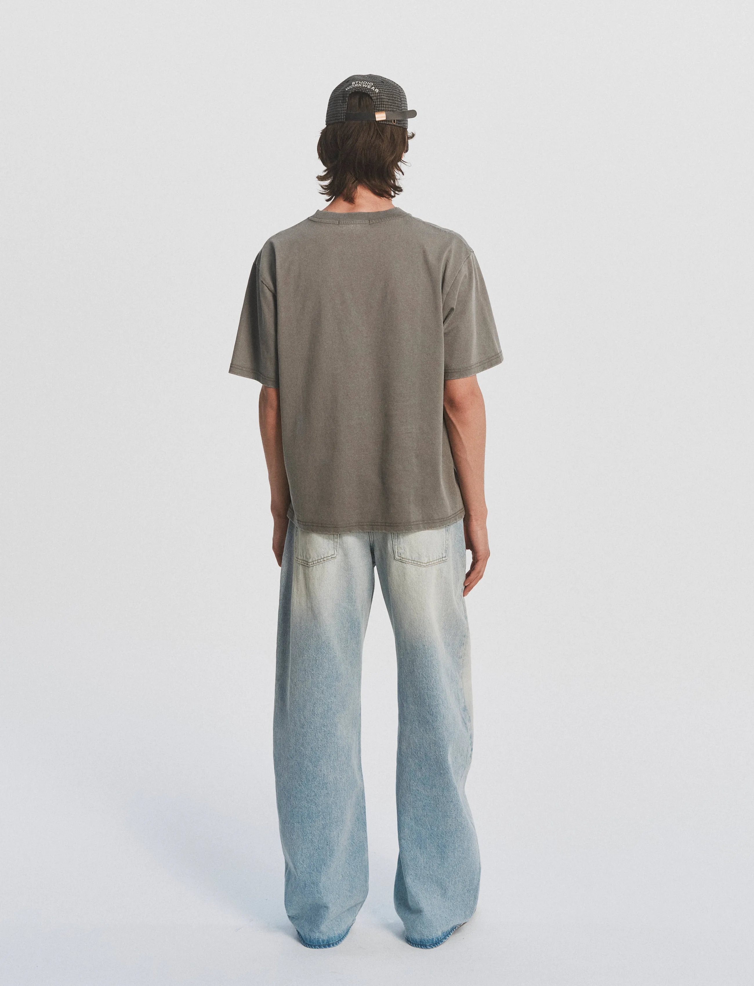 DEYS - Lawndale Print T-shirt - lühikeste varrukatega t-särgid - washed grey - 3