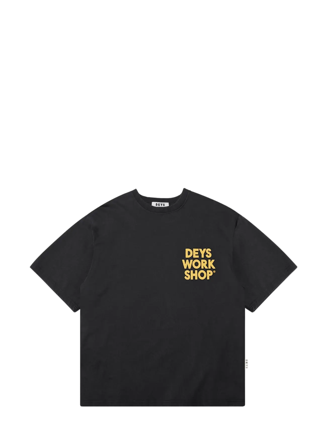 DEYS - Ventura Print T-Shirt - lühikeste varrukatega t-särgid - washed black - 1