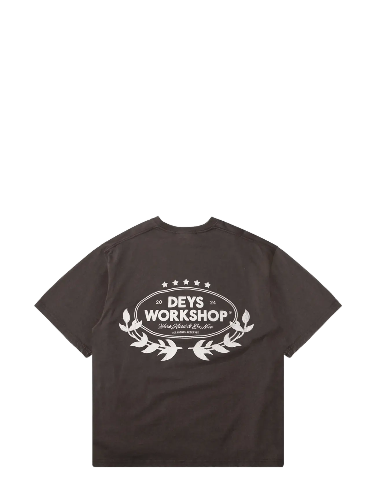 DEYS - Ventura Print T-Shirt - lühikeste varrukatega t-särgid - washed brown - 2