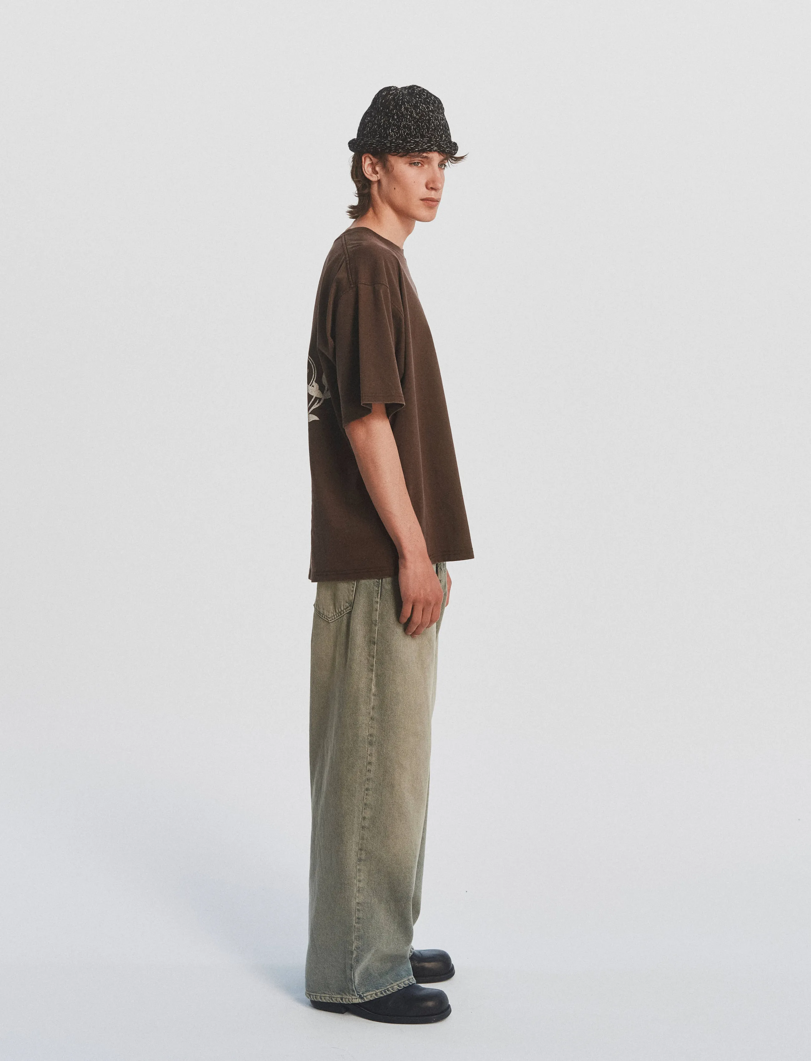 DEYS - Ventura Print T-Shirt - lühikeste varrukatega t-särgid - washed brown - 3