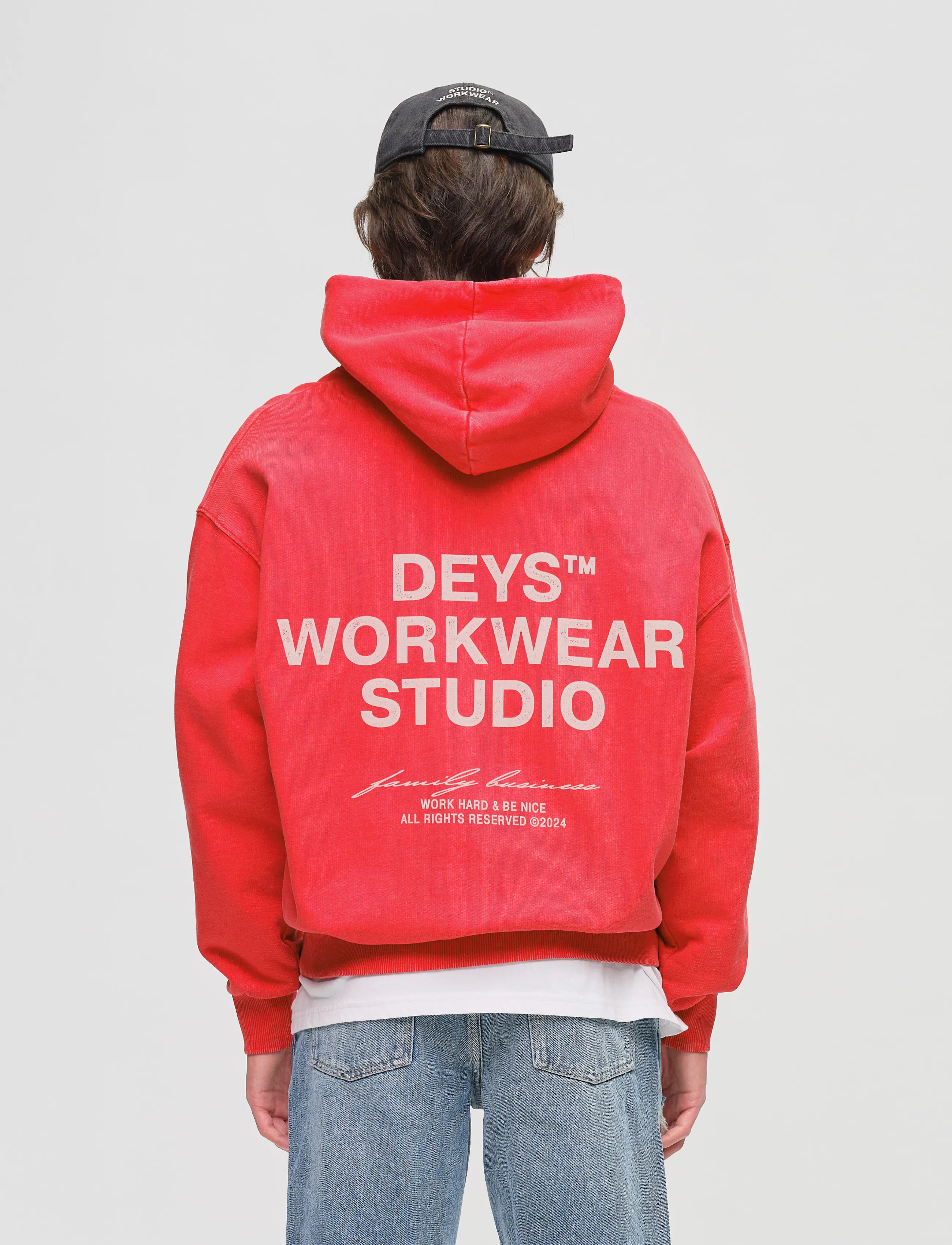 DEYS Hillside Print Hoodie herr – bild 2