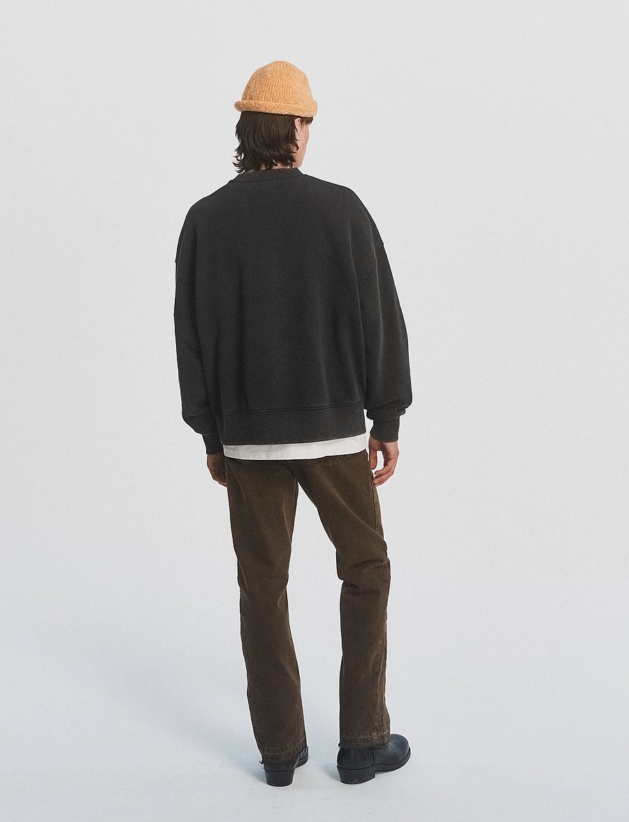 DEYS - Lawndale Crewneck Sweatshirt - dressipluusid - washed black - 3