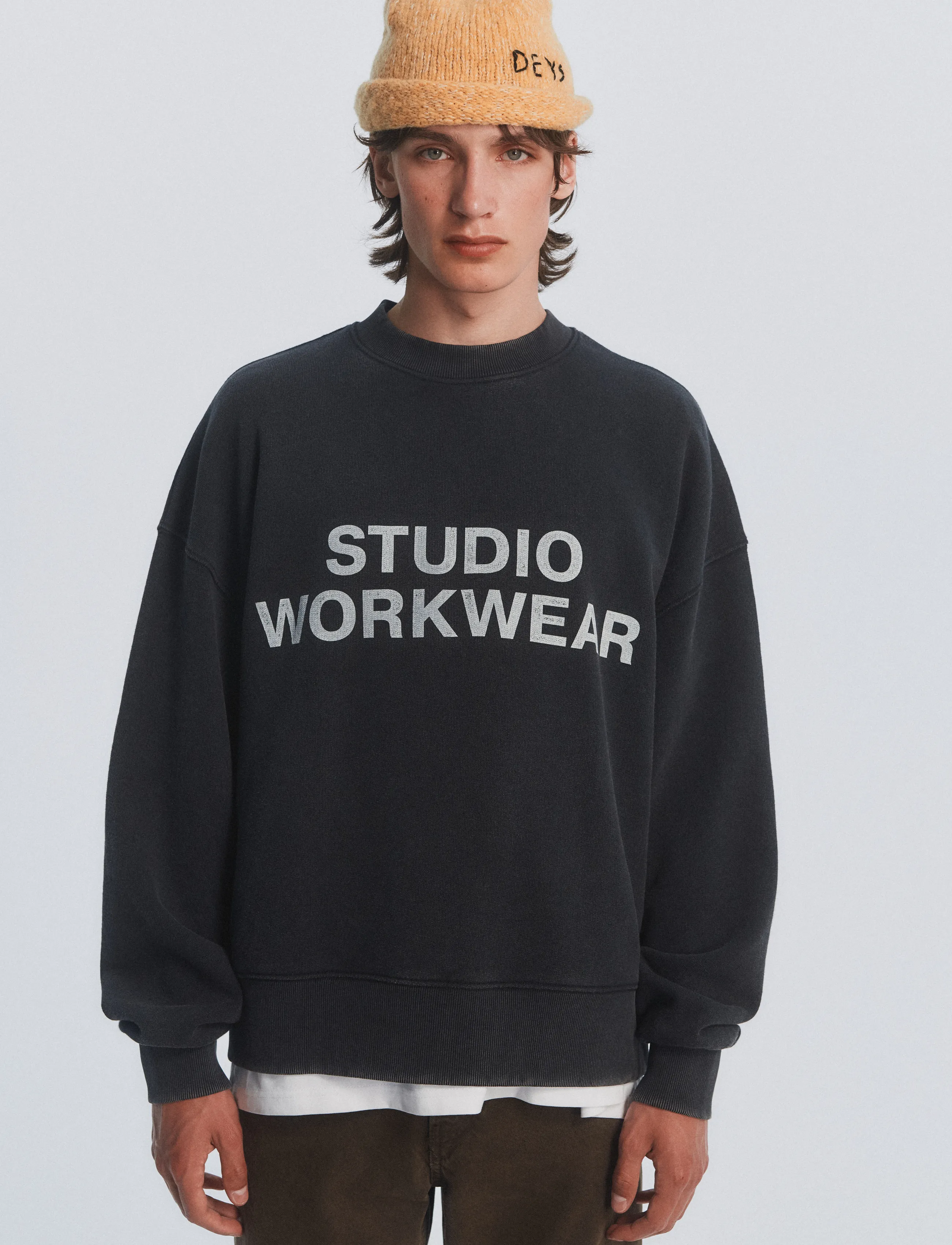 DEYS - Lawndale Crewneck Sweatshirt - dressipluusid - washed black - 4