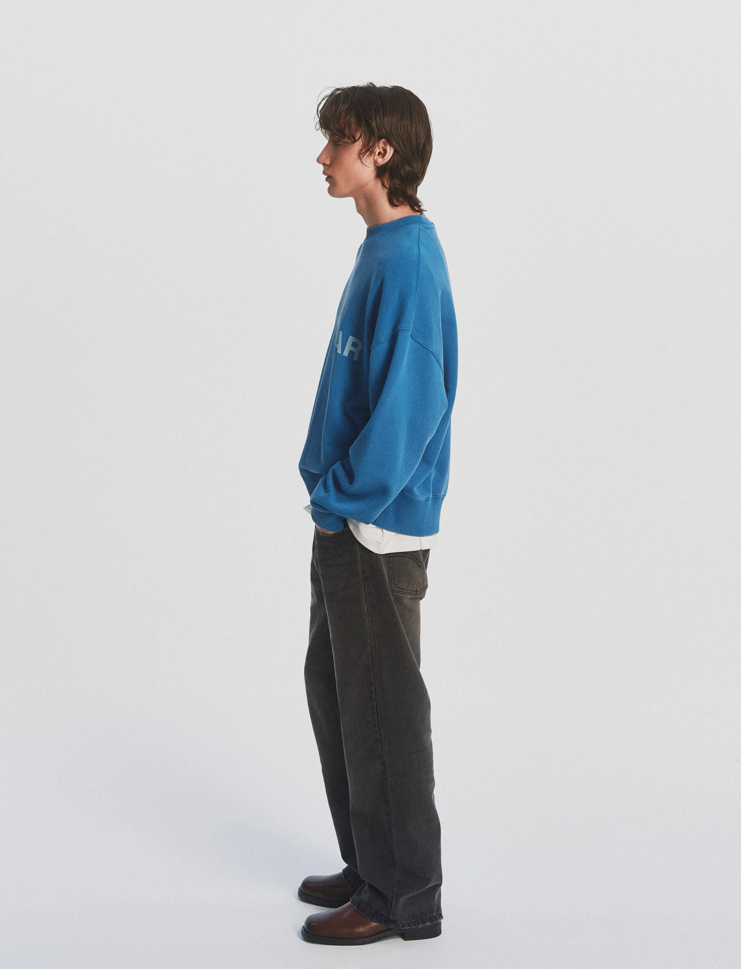 DEYS - Lawndale Crewneck Sweatshirt - dressipluusid - washed blue - 3