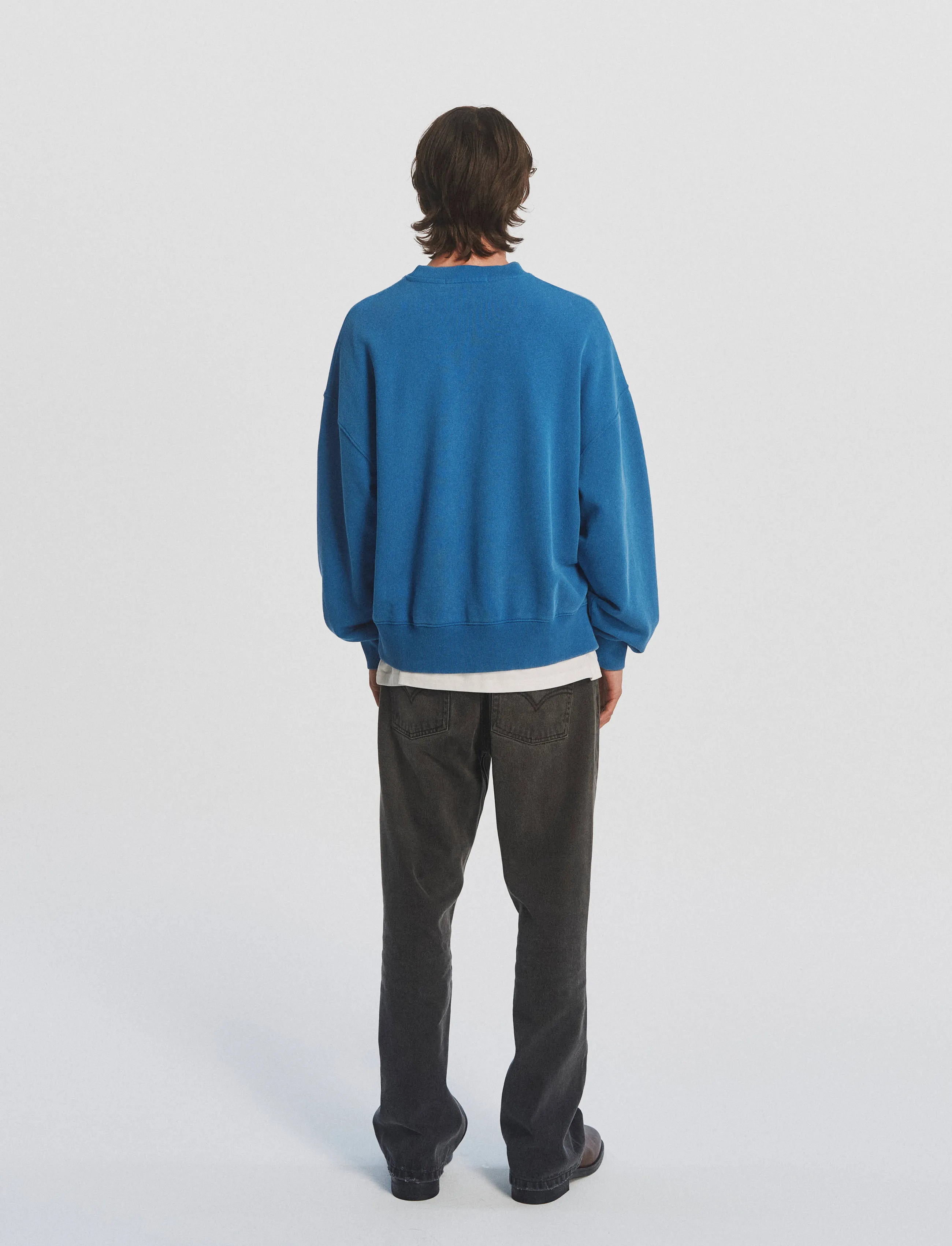 DEYS - Lawndale Crewneck Sweatshirt - dressipluusid - washed blue - 4