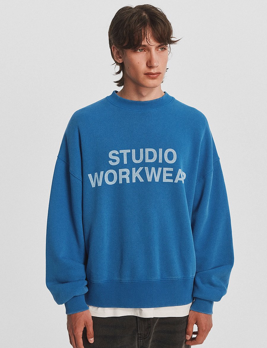 DEYS - Lawndale Crewneck Sweatshirt - dressipluusid - washed blue - 5