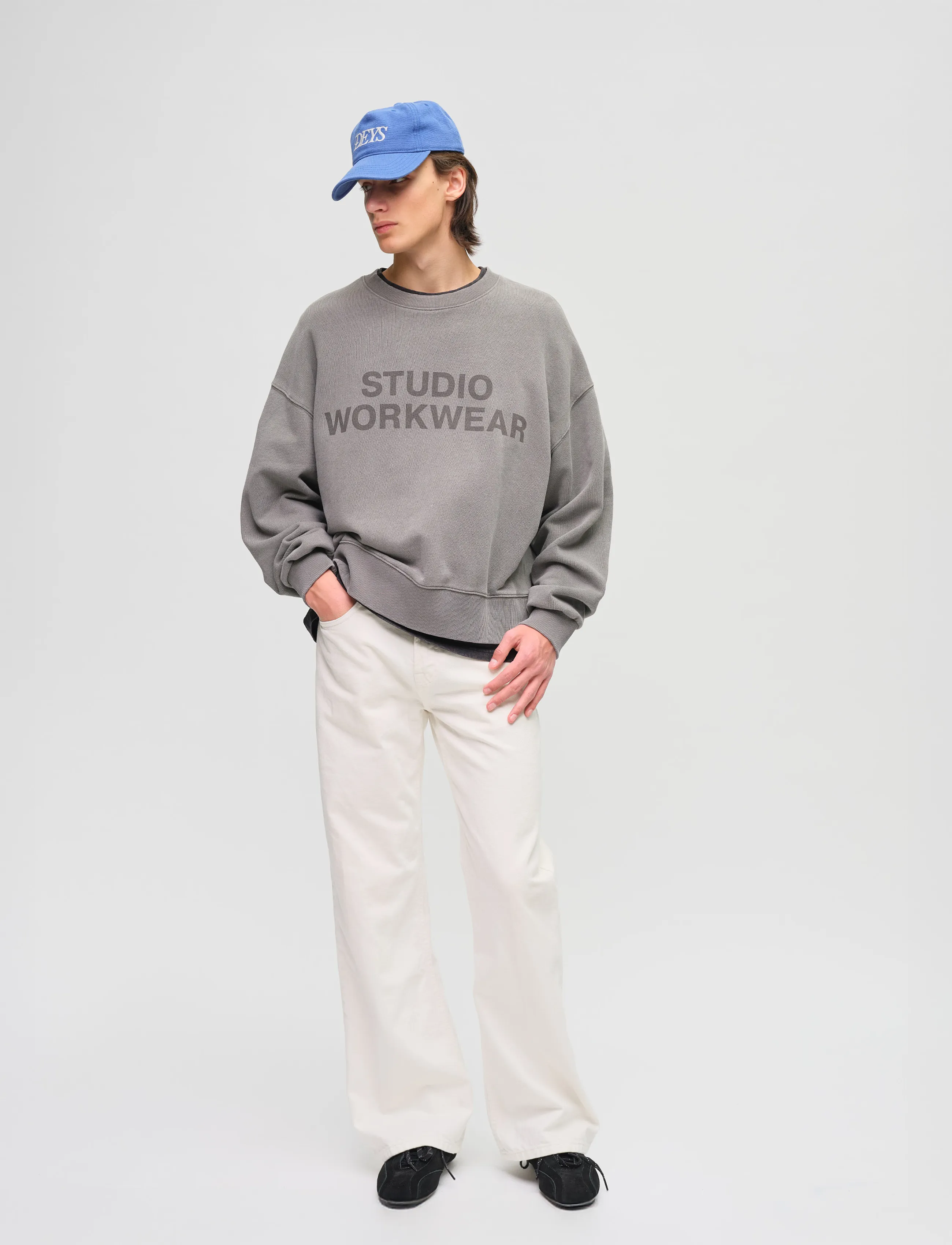 DEYS Lawndale Crewneck Sweatshirt, Herren, Crewneck Sweatshirt, Grau, Gr.L