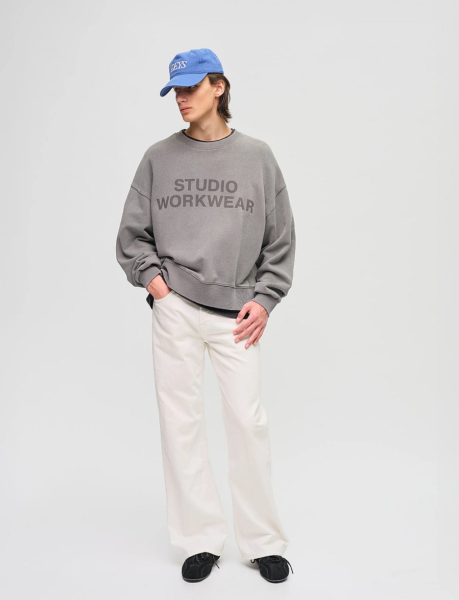 DEYS - Lawndale Crewneck Sweatshirt - dressipluusid - washed grey - 0