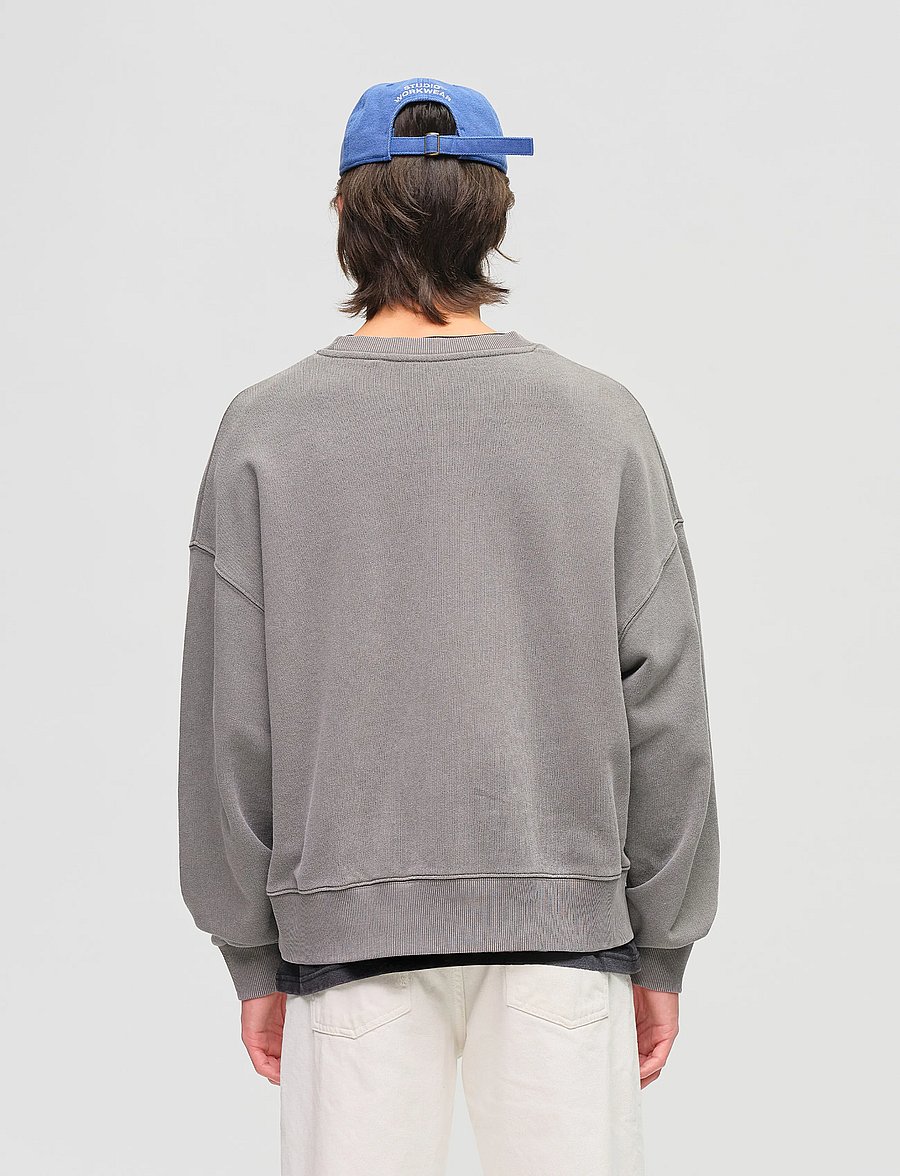 DEYS - Lawndale Crewneck Sweatshirt - dressipluusid - washed grey - 3