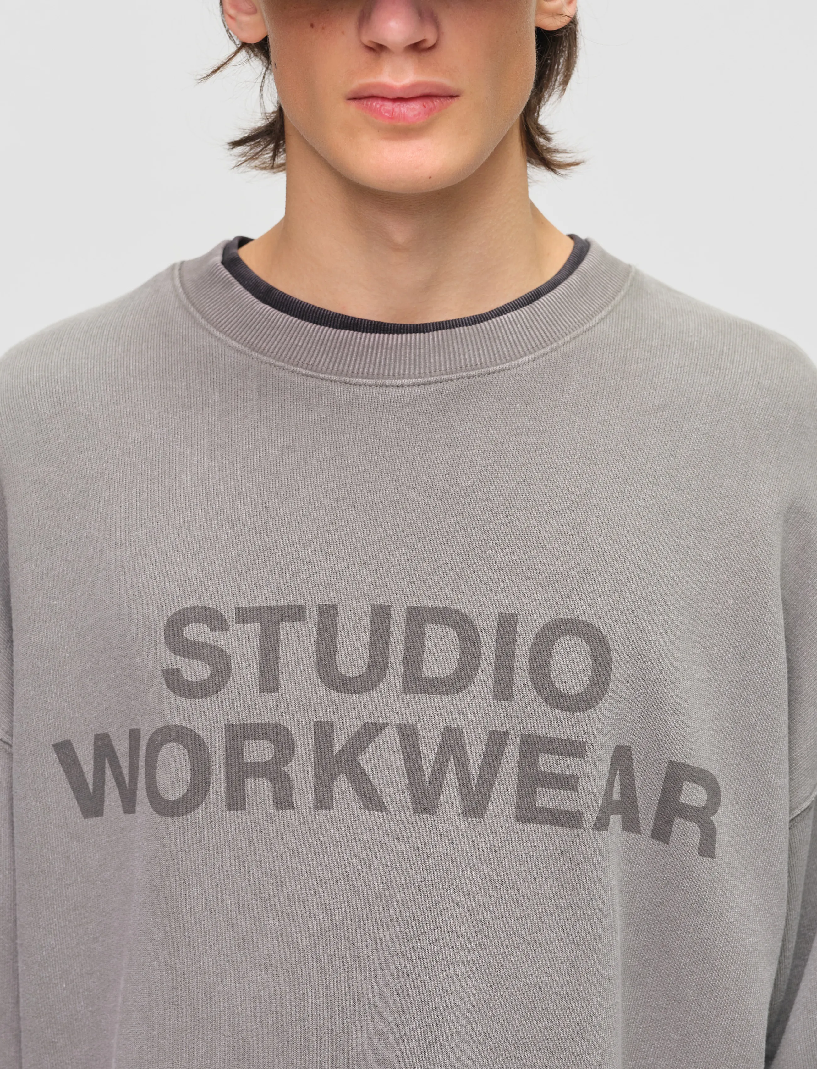 DEYS - Lawndale Crewneck Sweatshirt - dressipluusid - washed grey - 4
