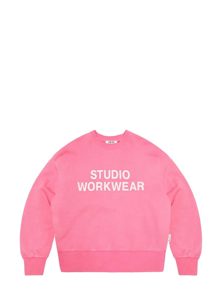 DEYS - Lawndale Crewneck Sweatshirt - dressipluusid - washed pink - 1