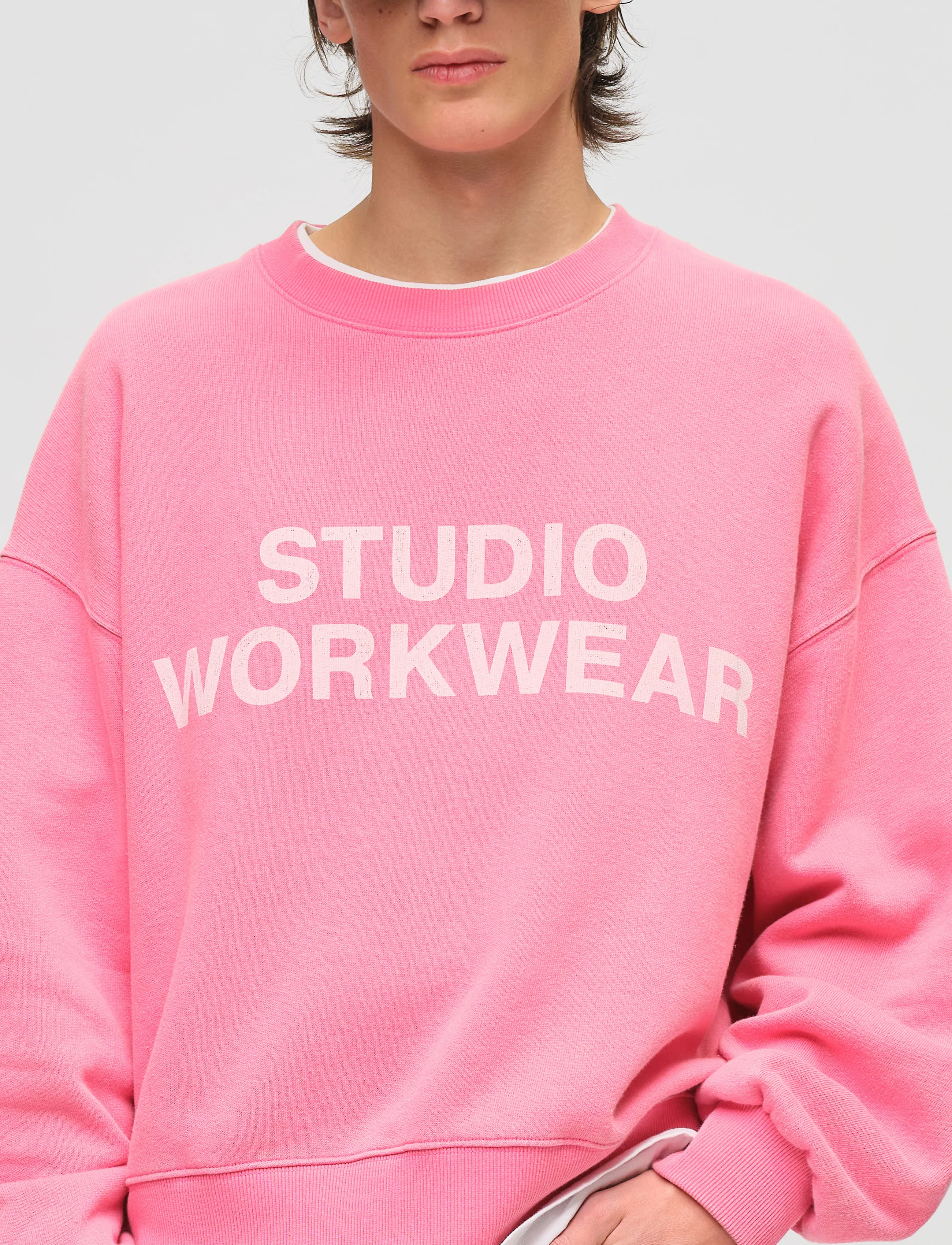 DEYS - Lawndale Crewneck Sweatshirt - dressipluusid - washed pink - 4