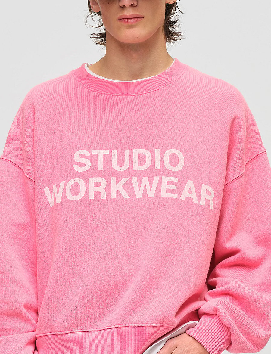 DEYS - Lawndale Crewneck Sweatshirt - dressipluusid - washed pink - 4