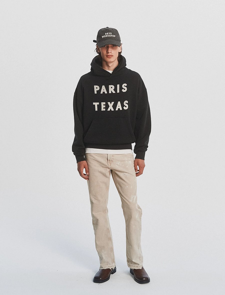 DEYS - Pomona Print Hoodie - kapuutsiga pusad - washed black - 0