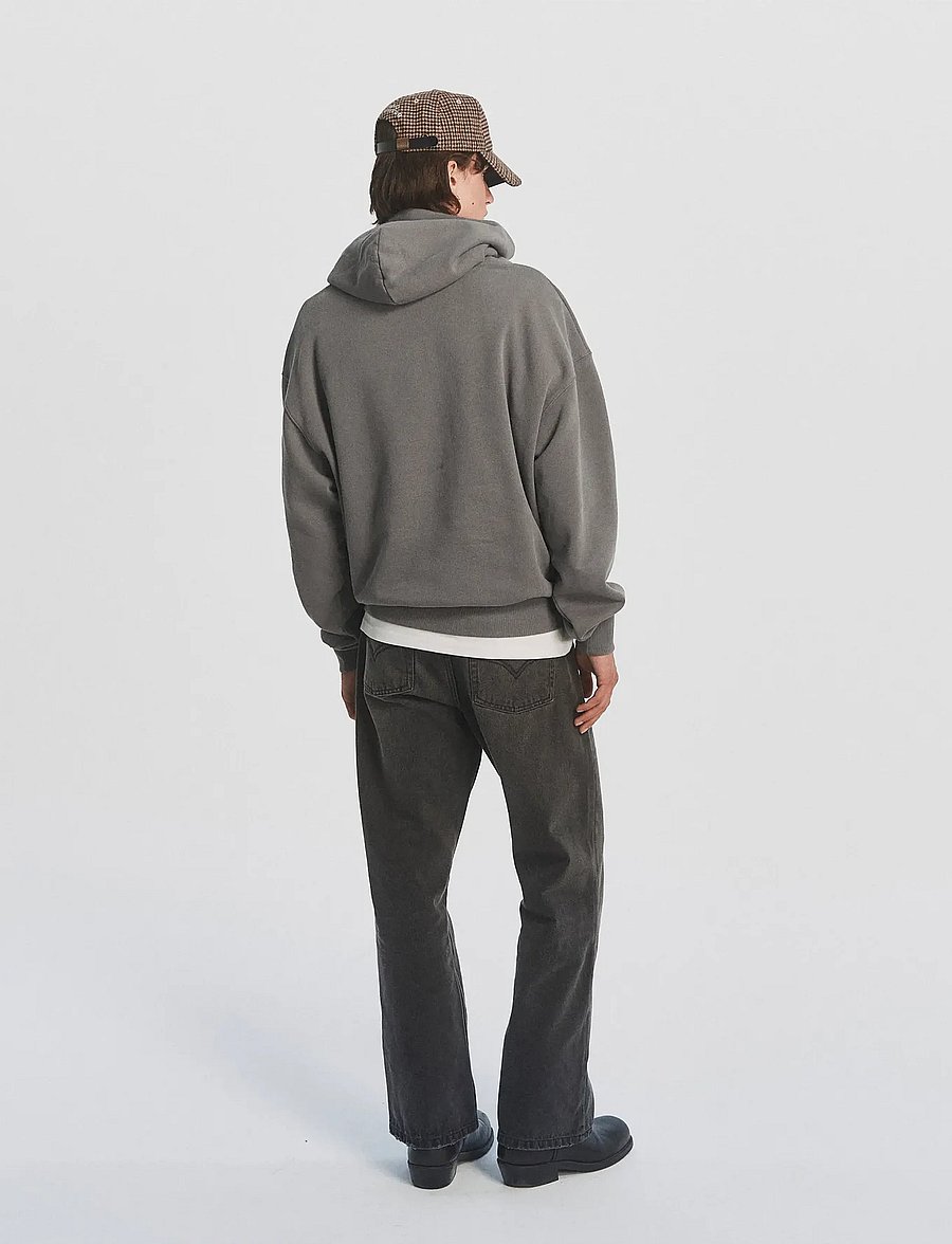 DEYS - Pomona Print Hoodie - kapuutsiga pusad - washed grey - 3