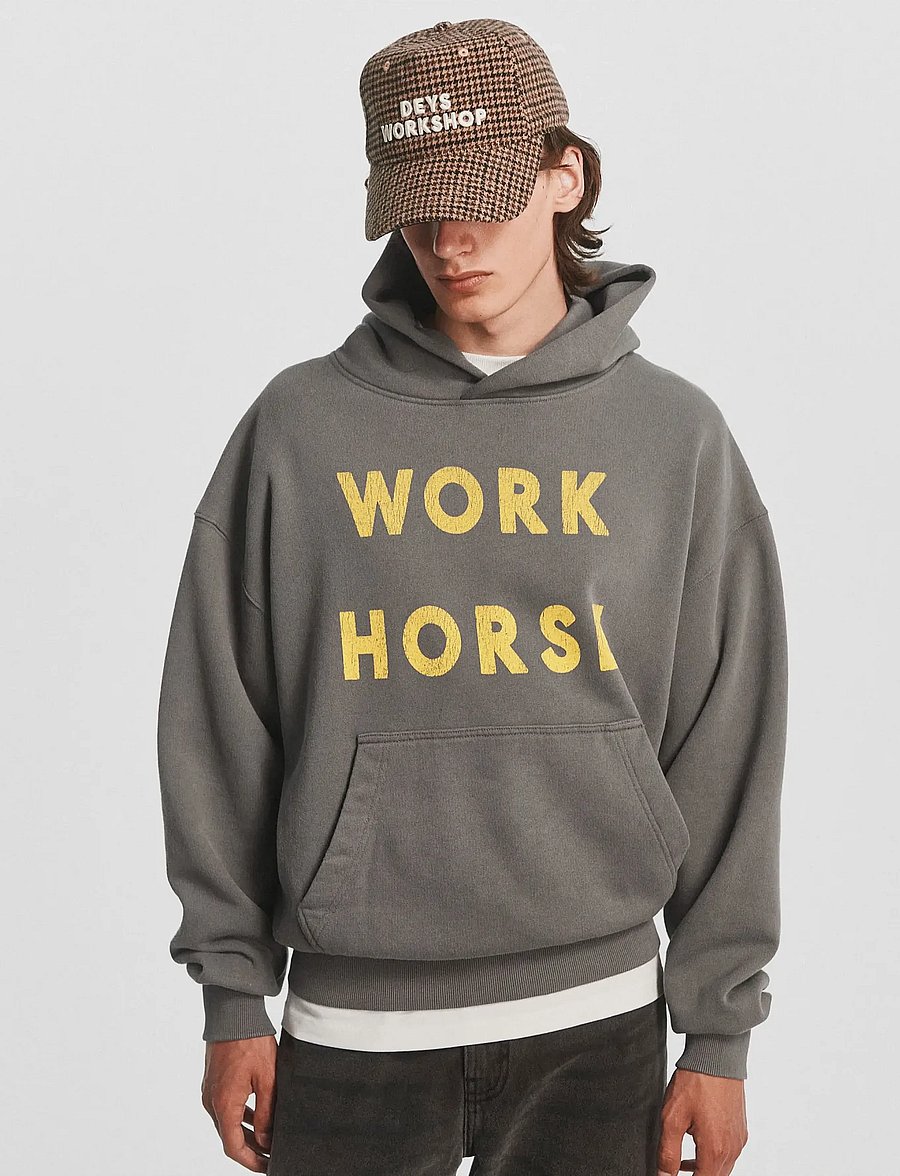 DEYS - Pomona Print Hoodie - kapuutsiga pusad - washed grey - 4
