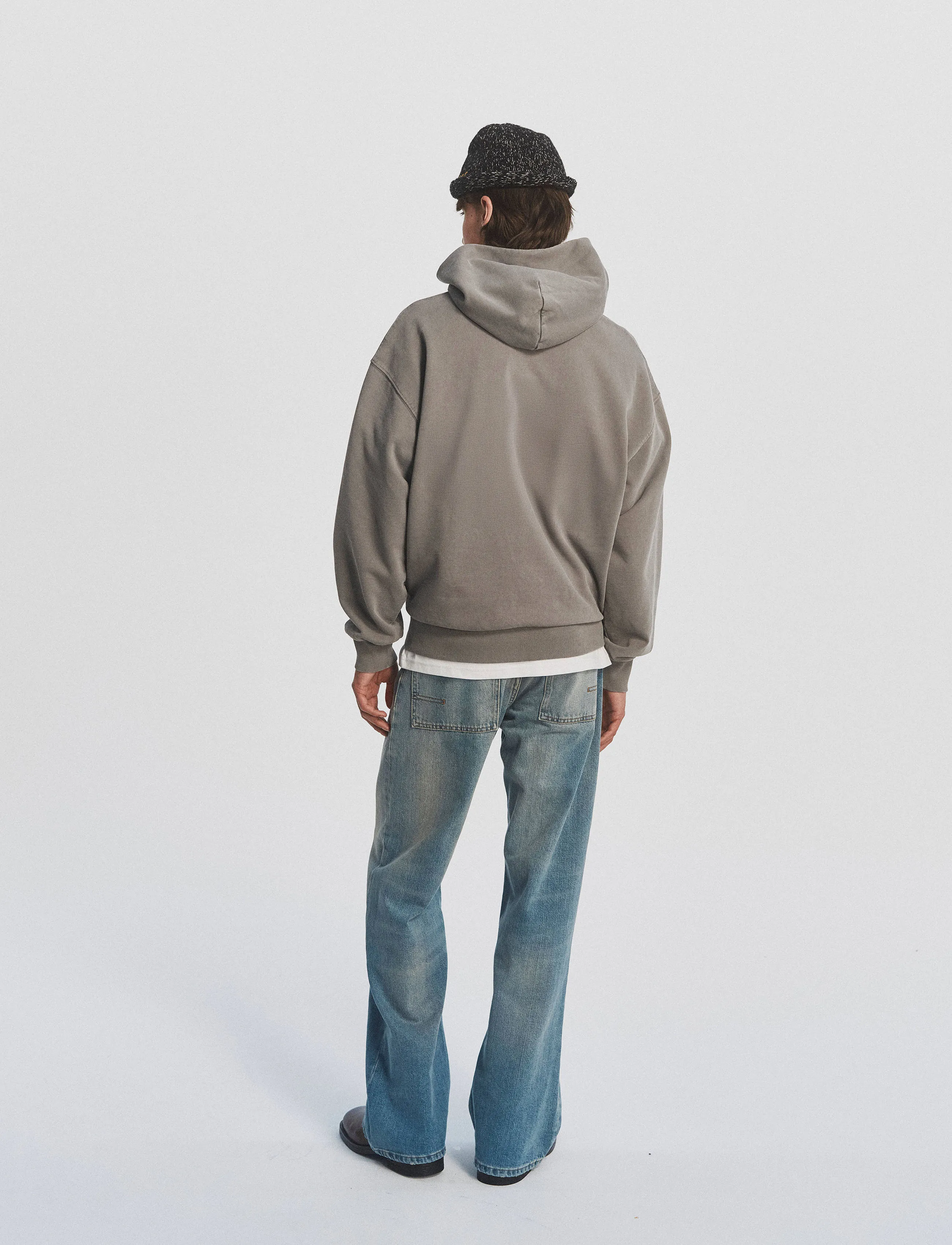 DEYS - Moreno Print Hoodie - washed grey - 3