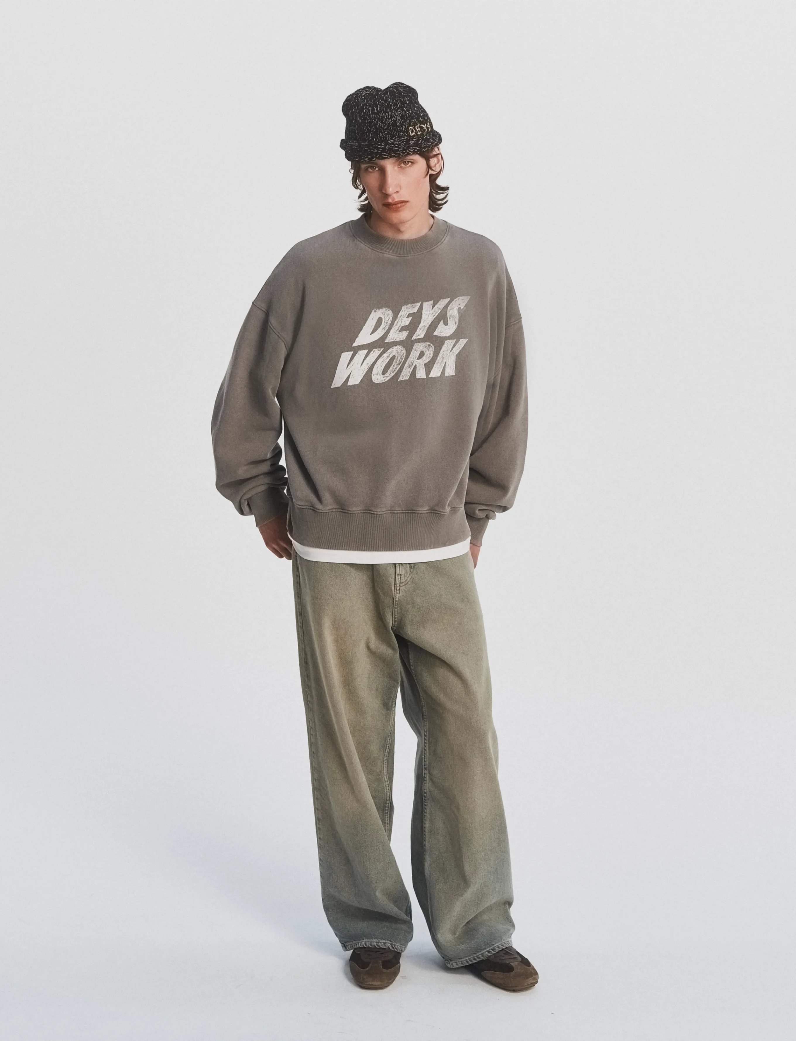 DEYS Moreno Crewneck Sweatshirt, Crewneck Sweatshirt, Grau, Gr.S