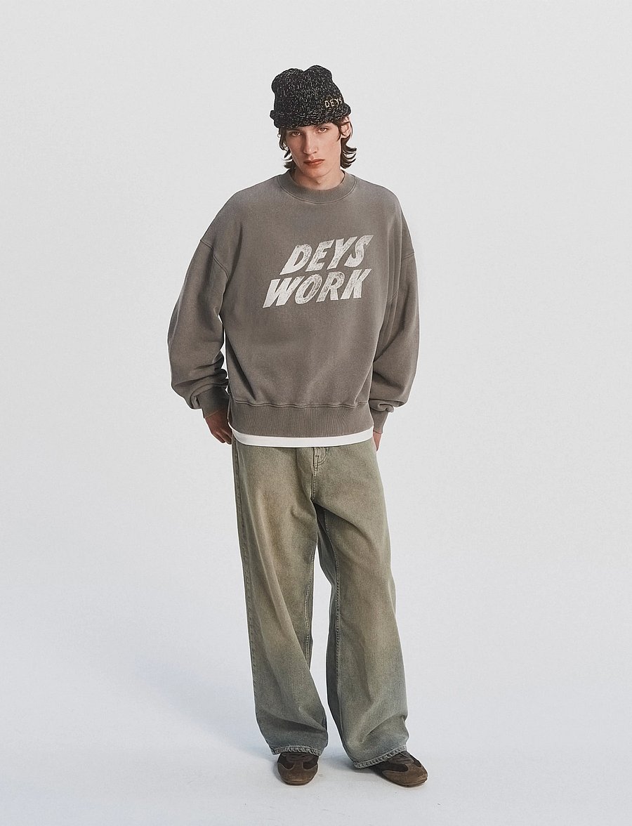DEYS - Moreno Crewneck Sweatshirt - washed grey - 0