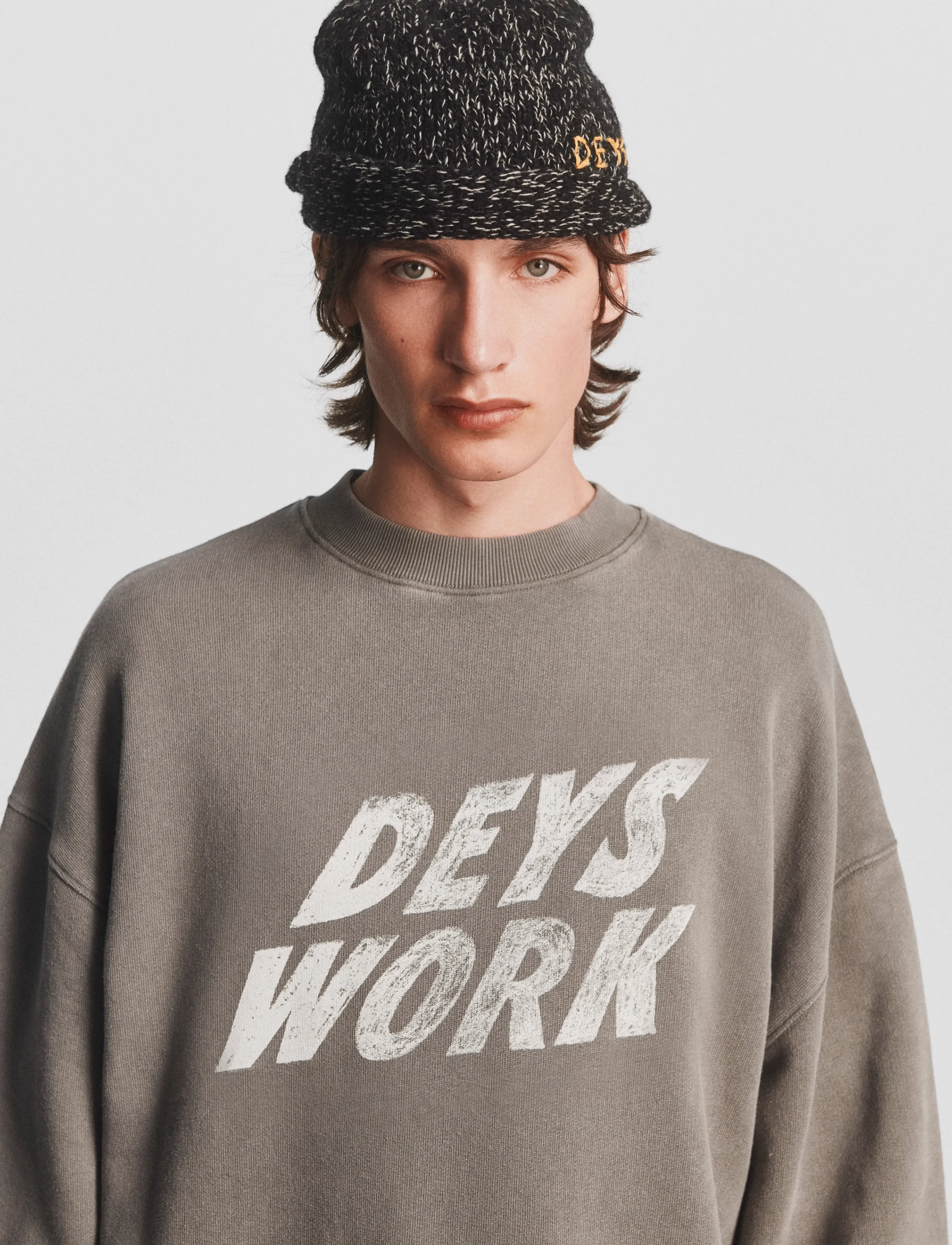 DEYS - Moreno Crewneck Sweatshirt - washed grey - 3
