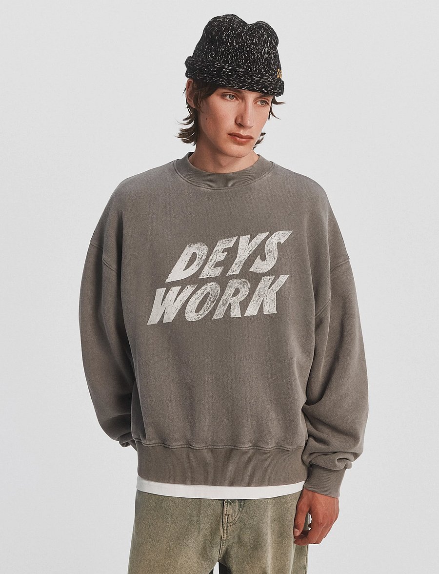 DEYS - Moreno Crewneck Sweatshirt - washed grey - 4